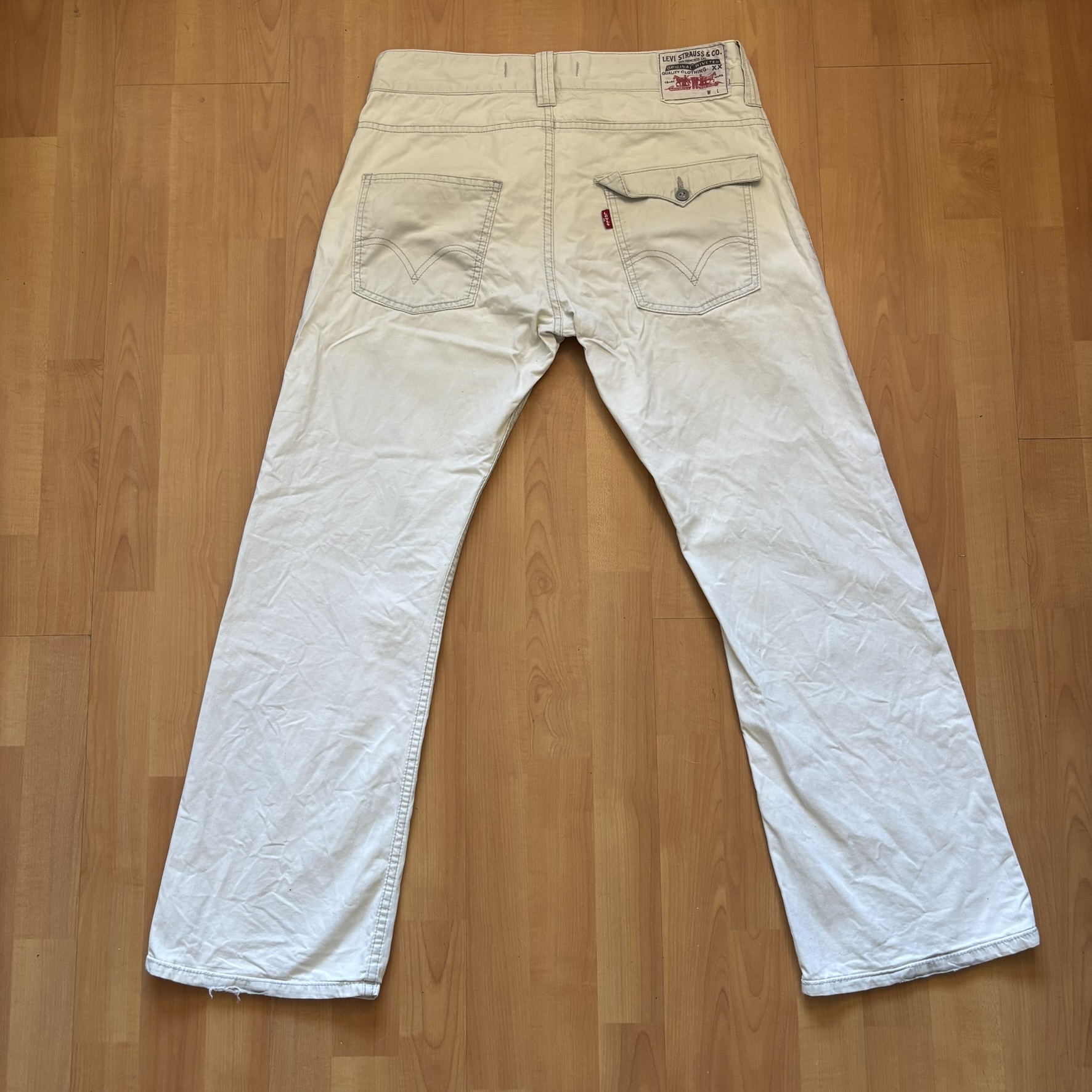 Levi's White 512 Bootcut Jeans 32x30 image 2