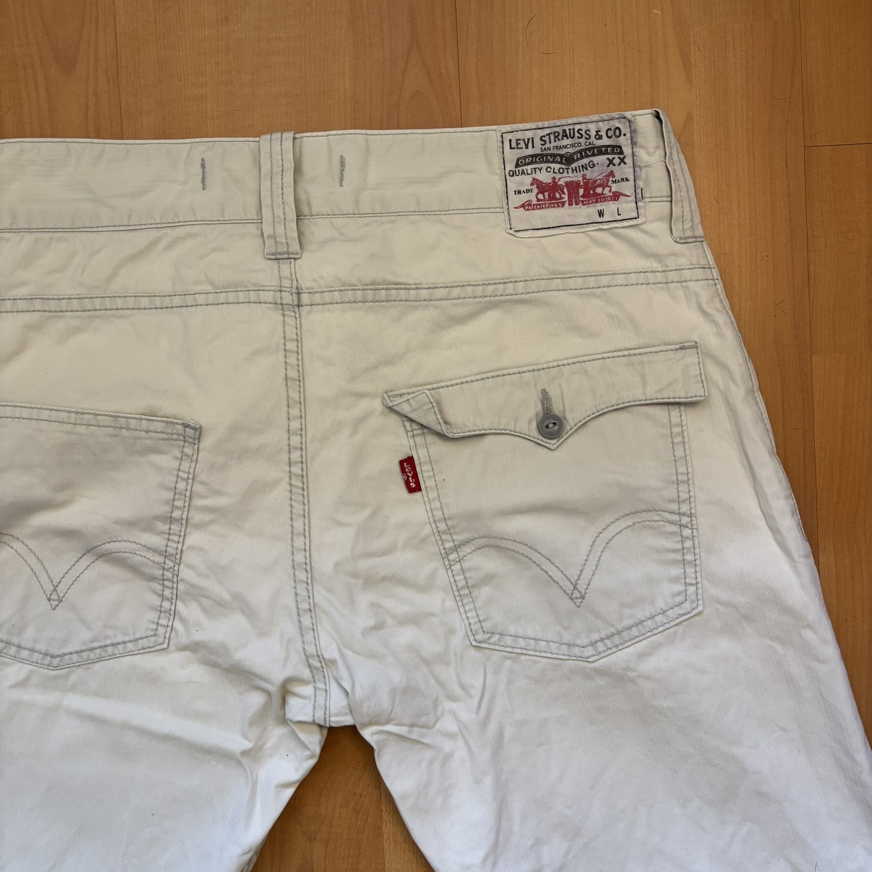 Levi's White 512 Bootcut Jeans 32x30 image 4