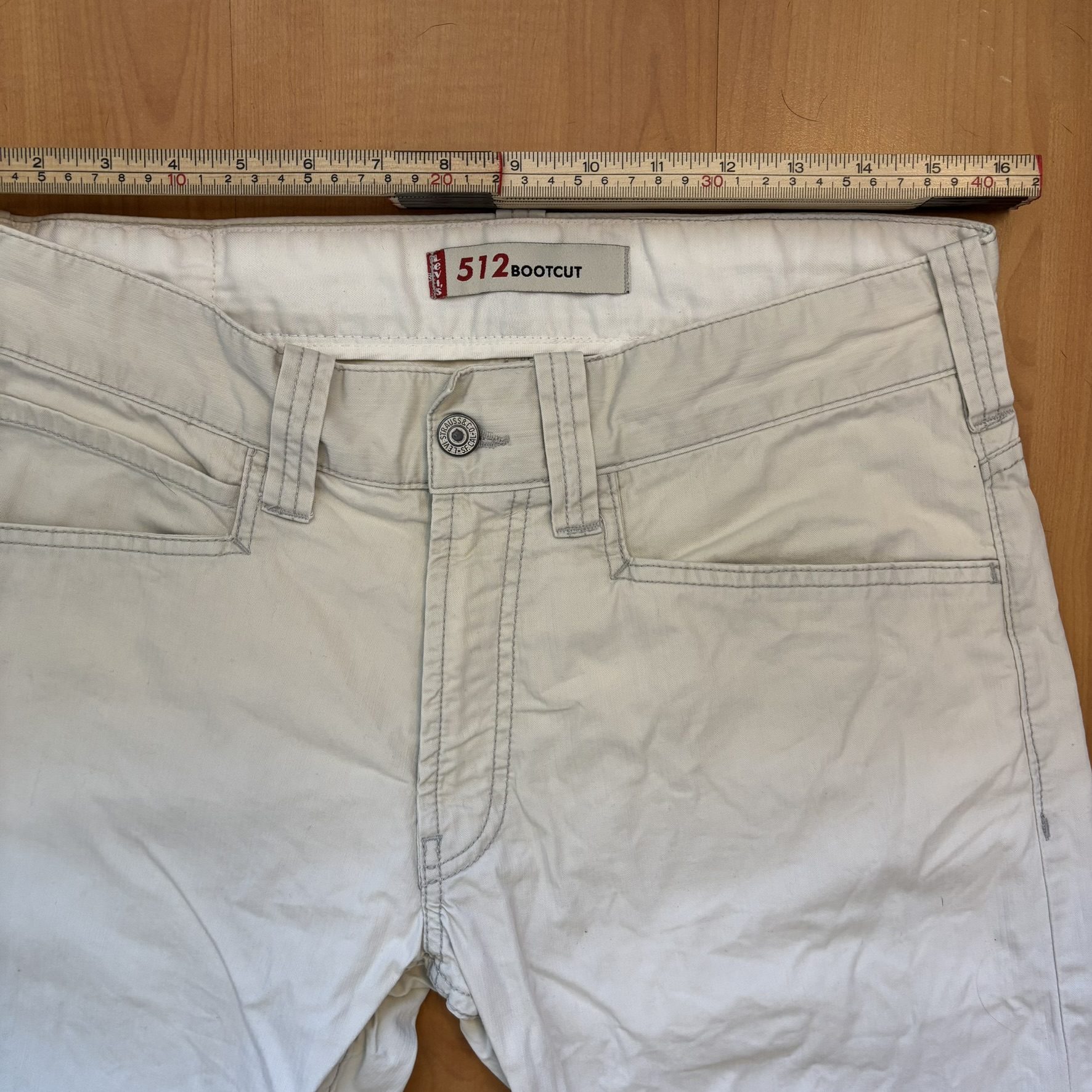 Levi's White 512 Bootcut Jeans 32x30 image 5