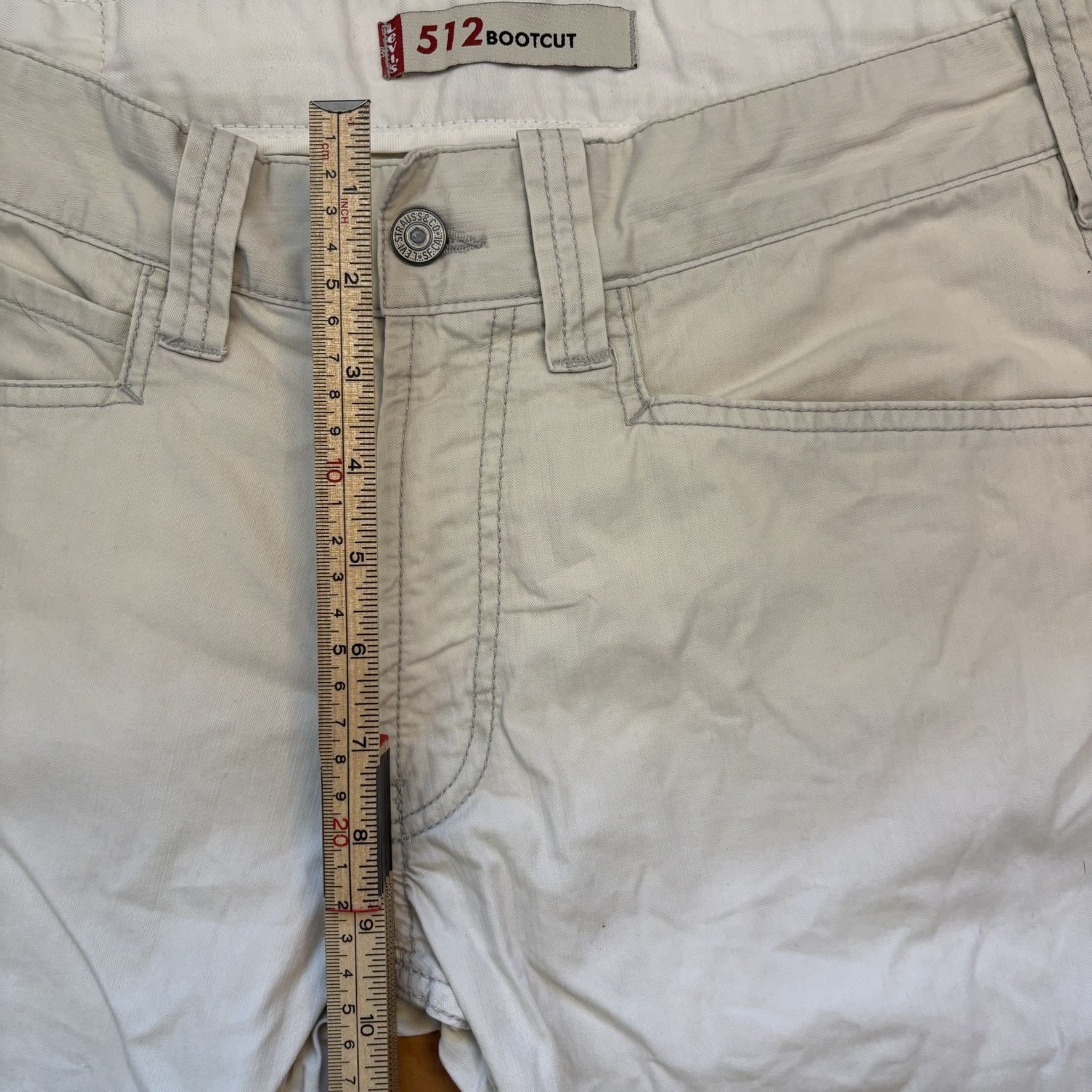 Levi's White 512 Bootcut Jeans 32x30 image 6