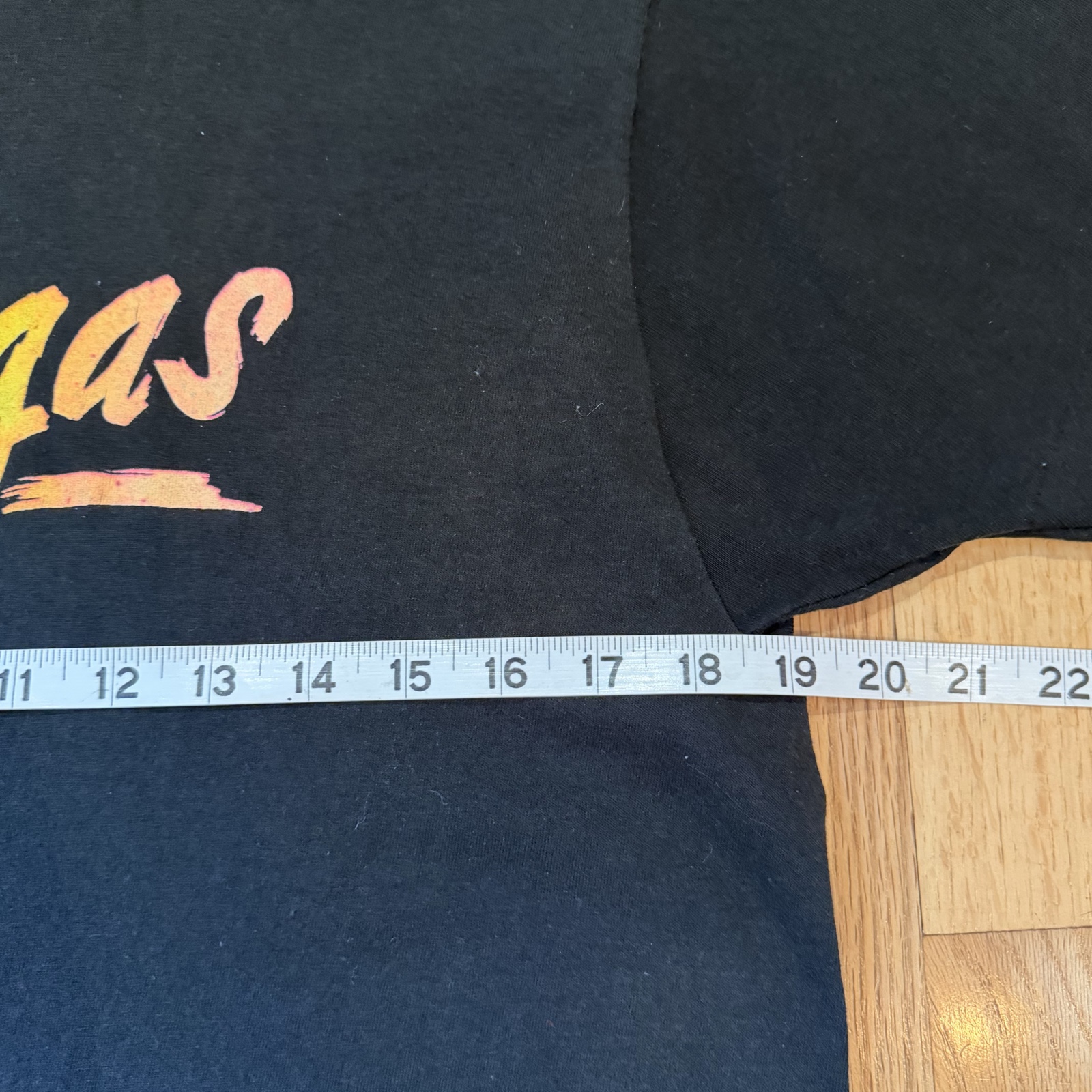 Bloopers! Black Las Vegas Print Cotton T-Shirt Large 42-44 image 7