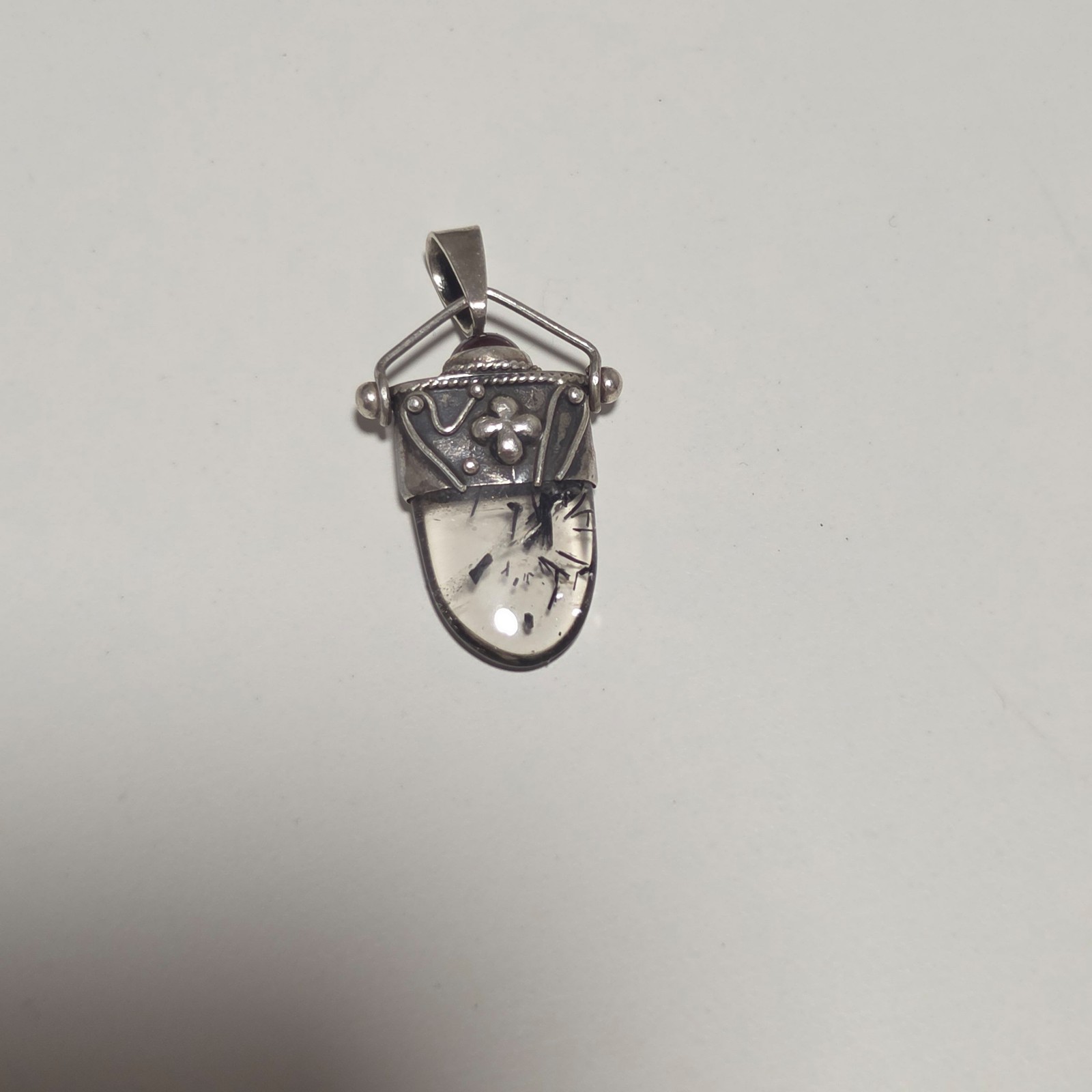Sterling Silver & Stone Pendant. B4 image 2