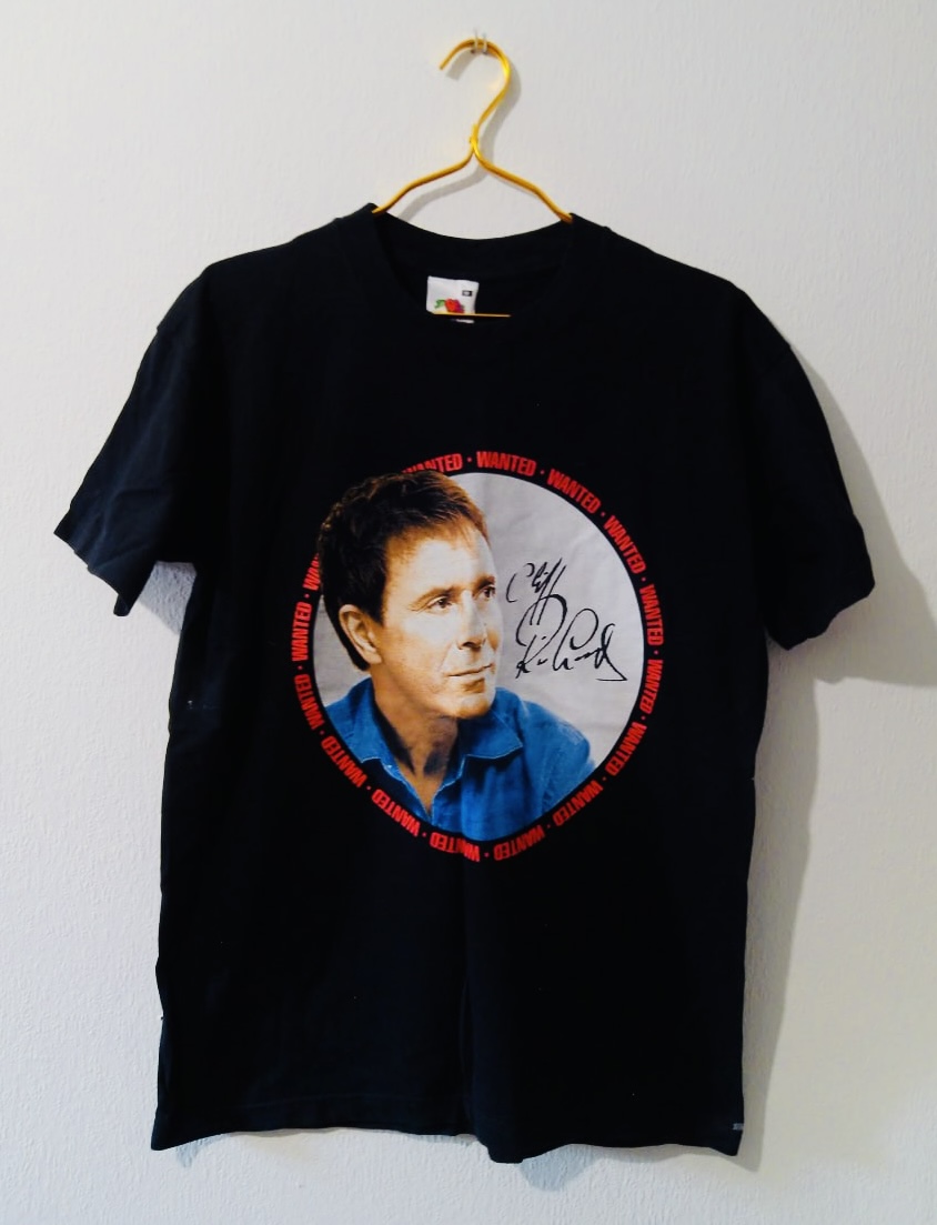 Bnwot Men’s Fruit of the Loom Black Wanted Tour T-Shirt Large Cotton All Seasons Outwear Indoors Outdoors Casual