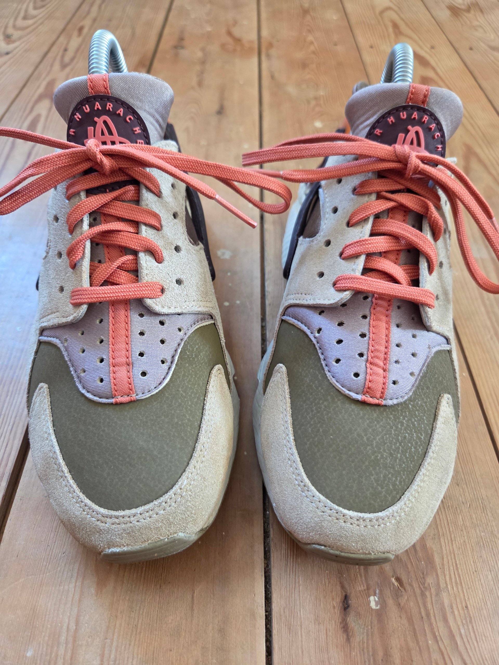 Nike Air Huarache SP ‘Madder Root’ Women’s UK 5 Khaki Burgundy DQ9319-200 image 4