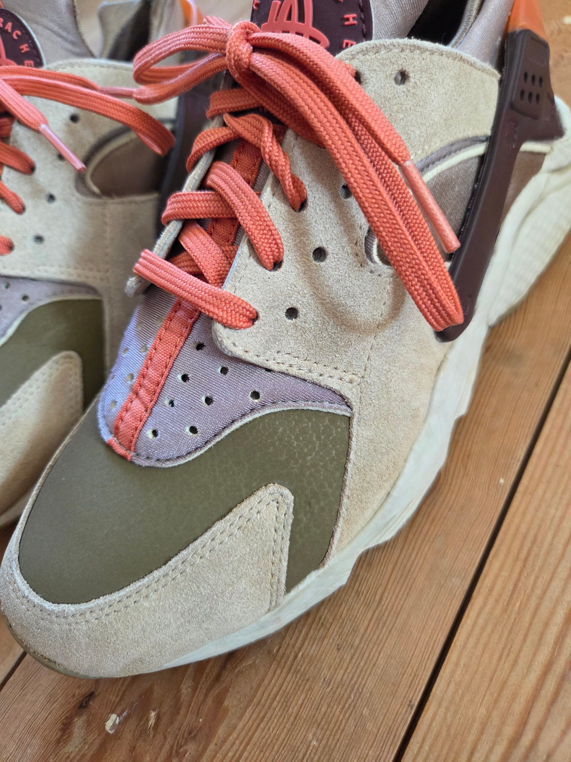 Nike Air Huarache SP ‘Madder Root’ Women’s UK 5 Khaki Burgundy DQ9319-200 image 10