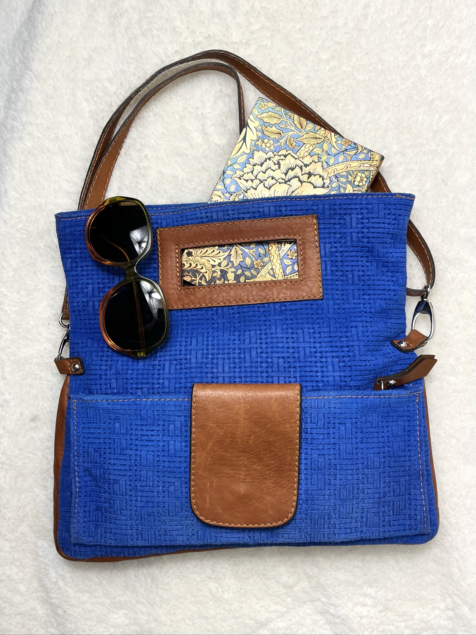 Real leather Convertible Shoulder Bag Made in Italy image 2