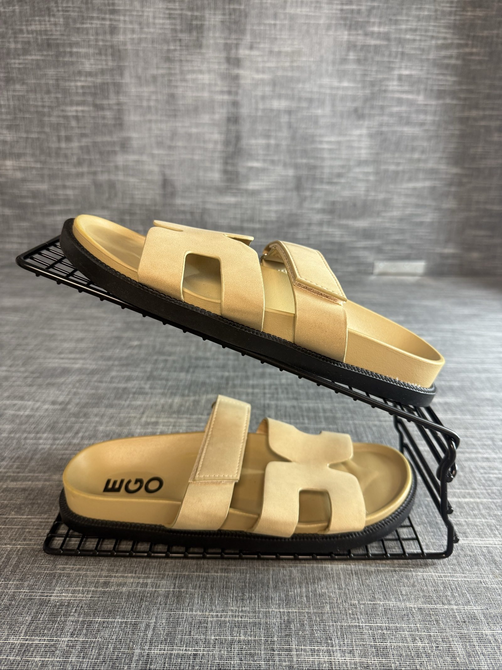 EGO Beige Sandals UK 4 Flat Comfort