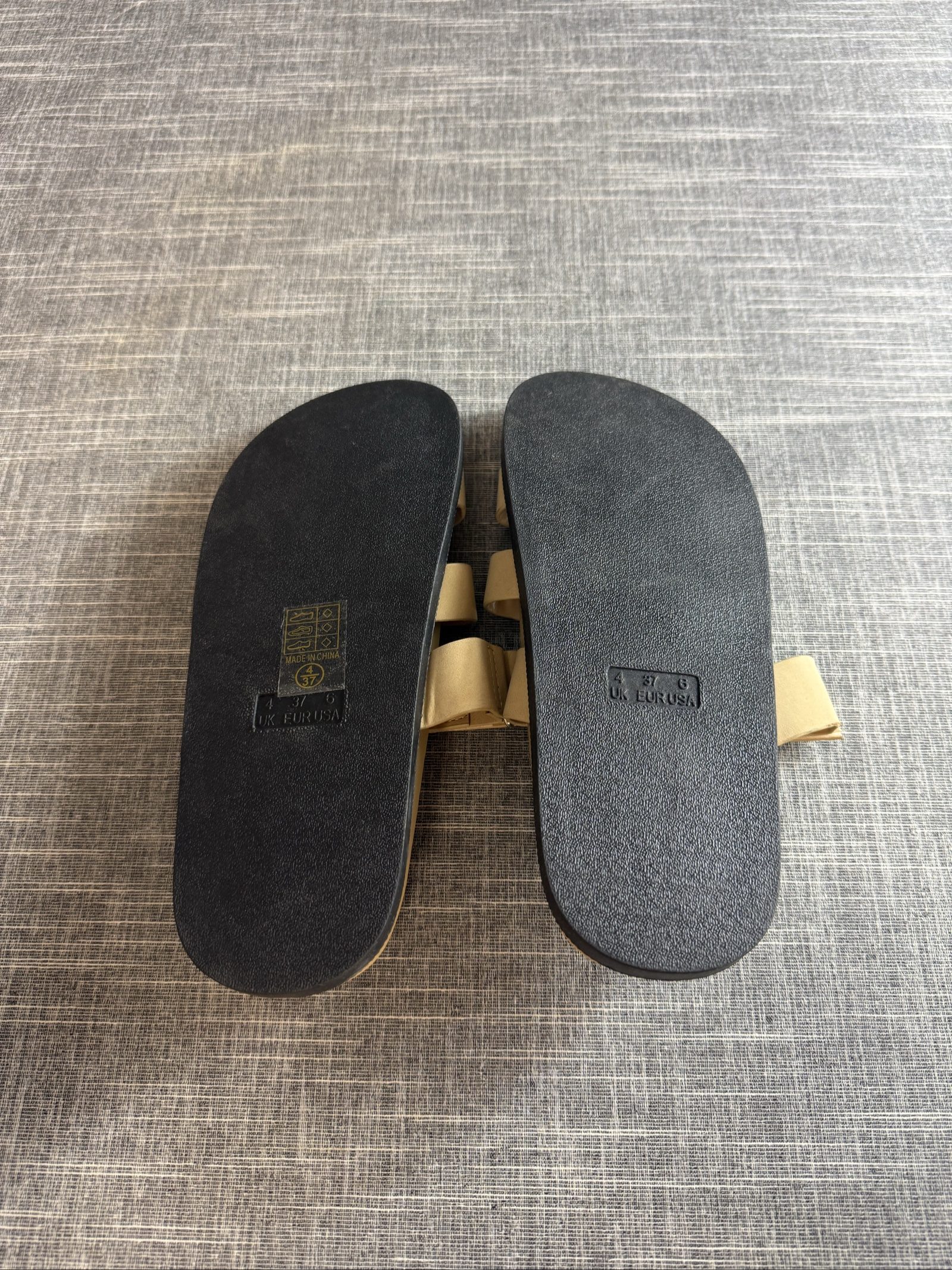 EGO Beige Sandals UK 4 Flat Comfort image 4