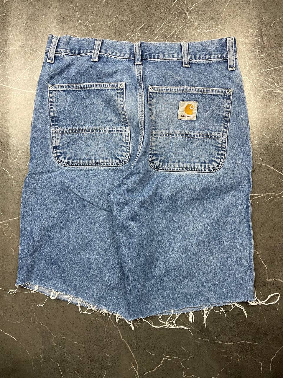 Carhartt Blue Denim Skirt Medium Workwear Style