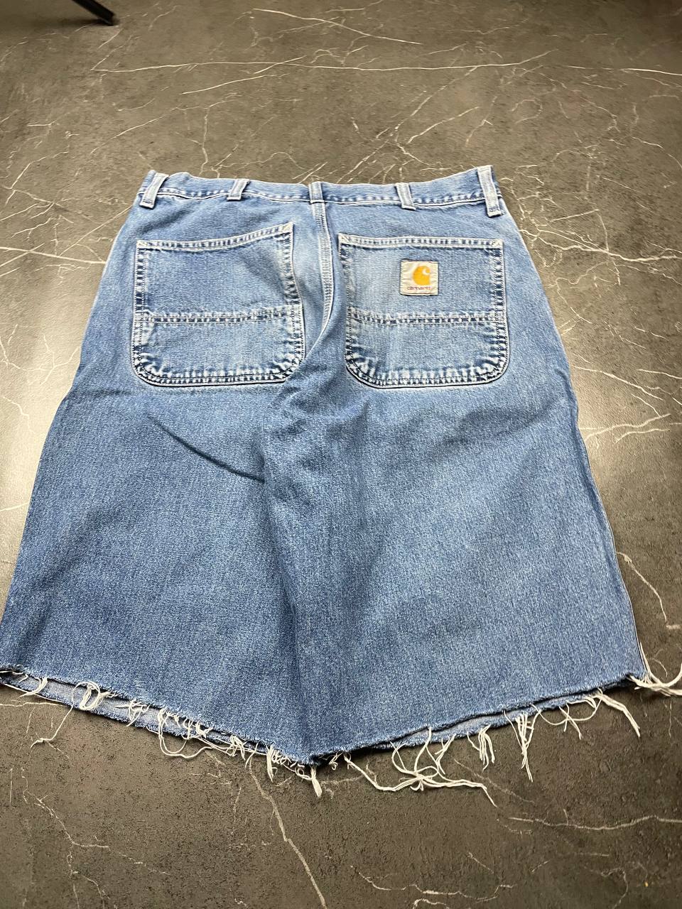 Carhartt Blue Denim Skirt Medium Workwear Style image 10