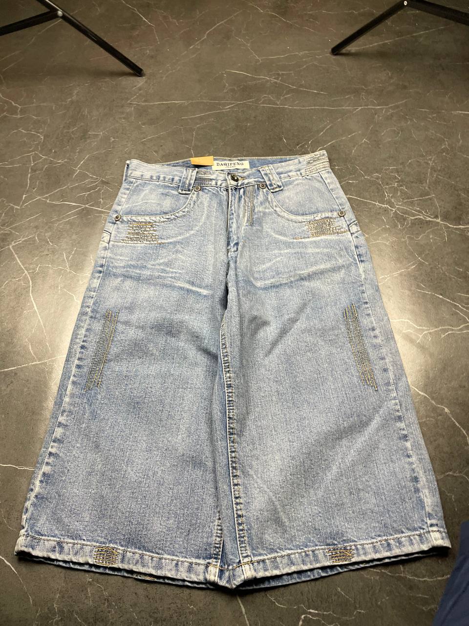 DAQIPENG Light Blue Denim Skirt Size 31 Classic Style image 7