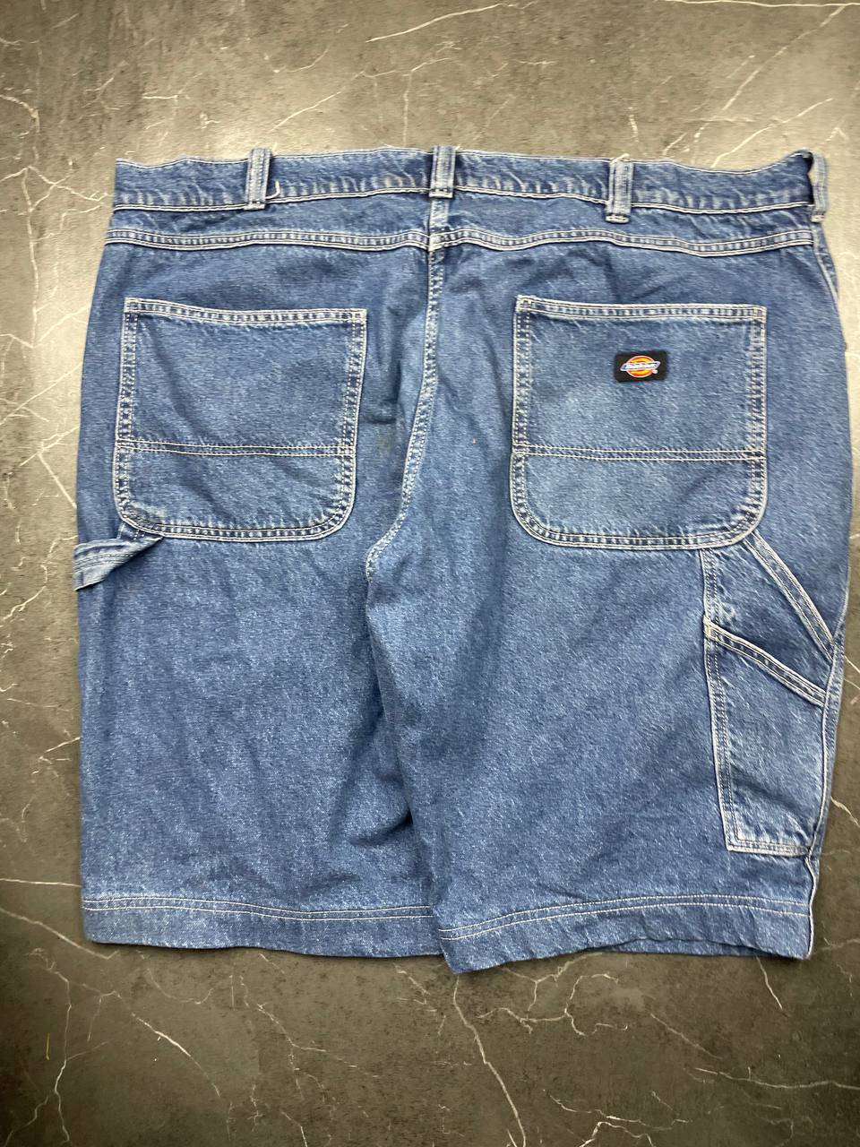 Dickies Blue Denim Carpenter Shorts Large Heavyweight Cotton Workwear