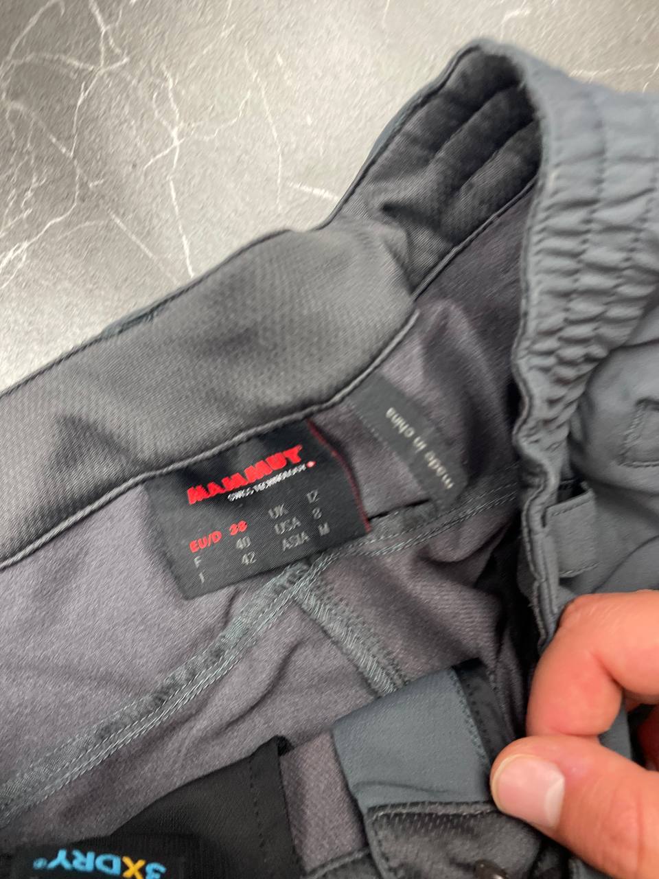 Mammut Grey Softshell Outdoor Trousers UK 12 image 6