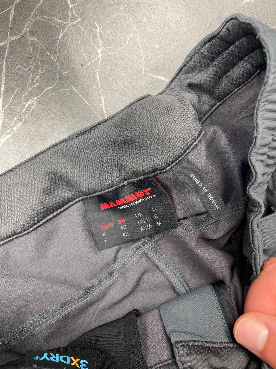 Mammut Grey Softshell Outdoor Trousers UK 12 image 7