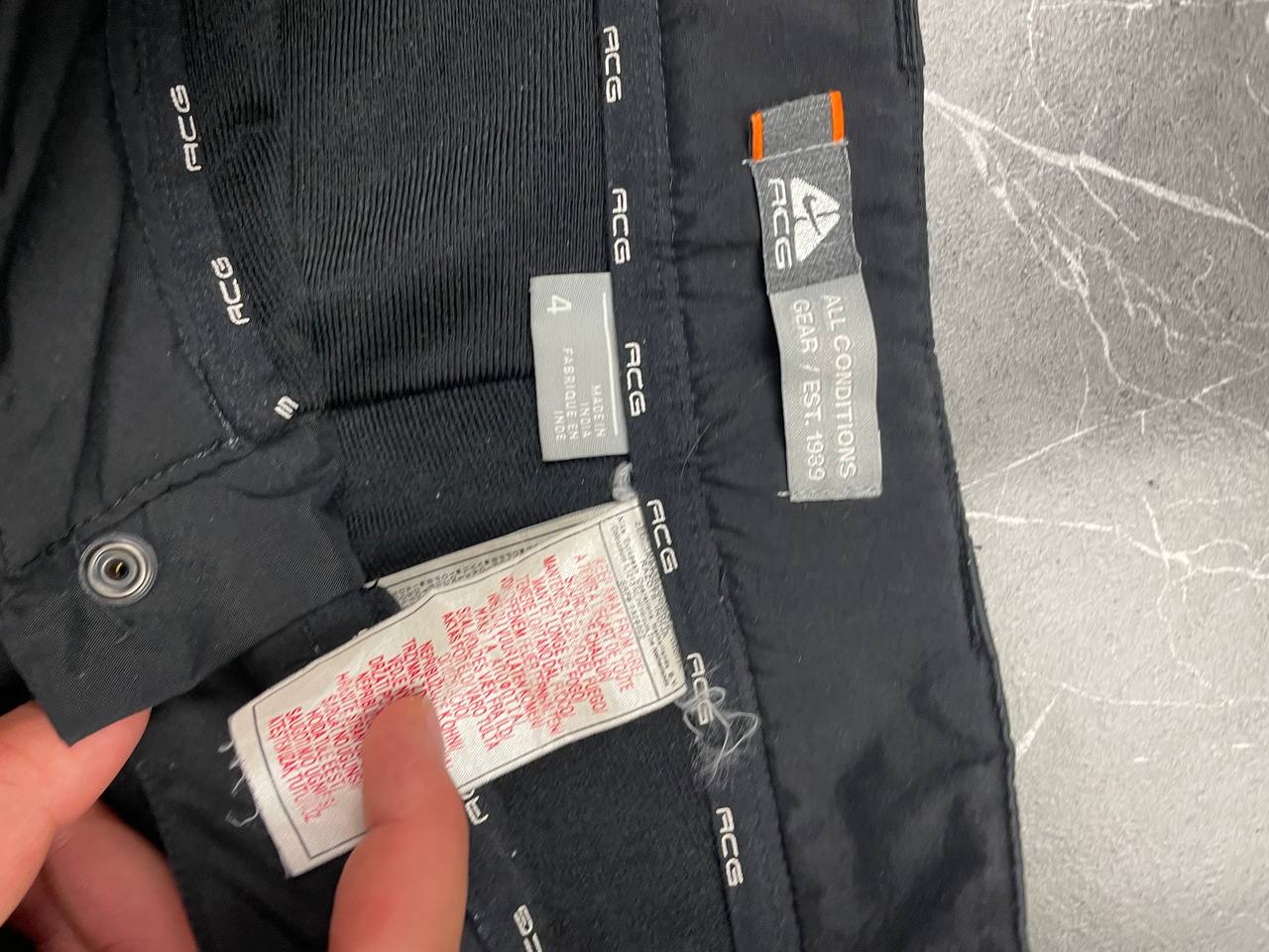 Nike Black ACG Outdoor Pants Size 4 Waterproof image 5