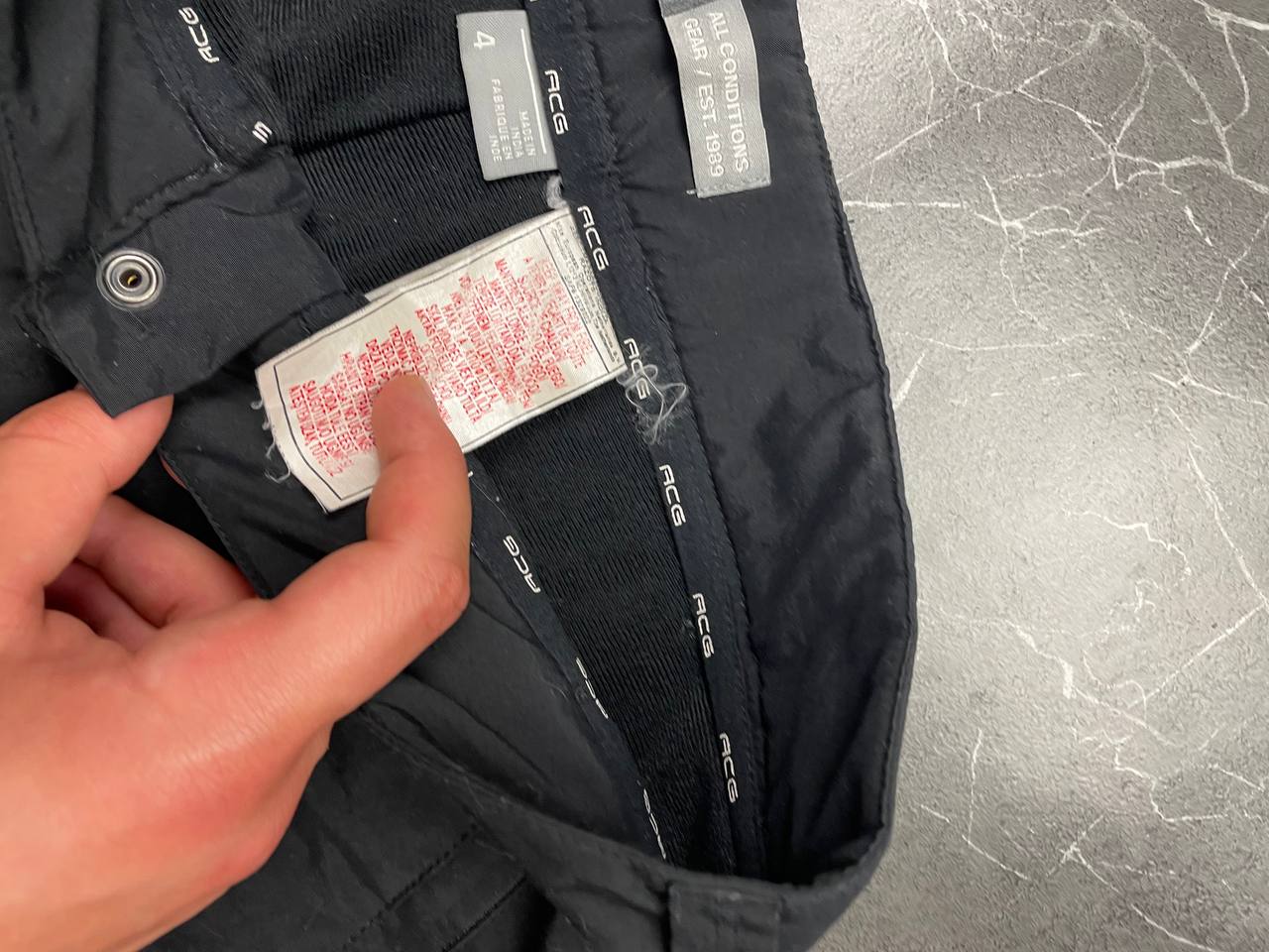 Nike Black ACG Outdoor Pants Size 4 Waterproof image 6