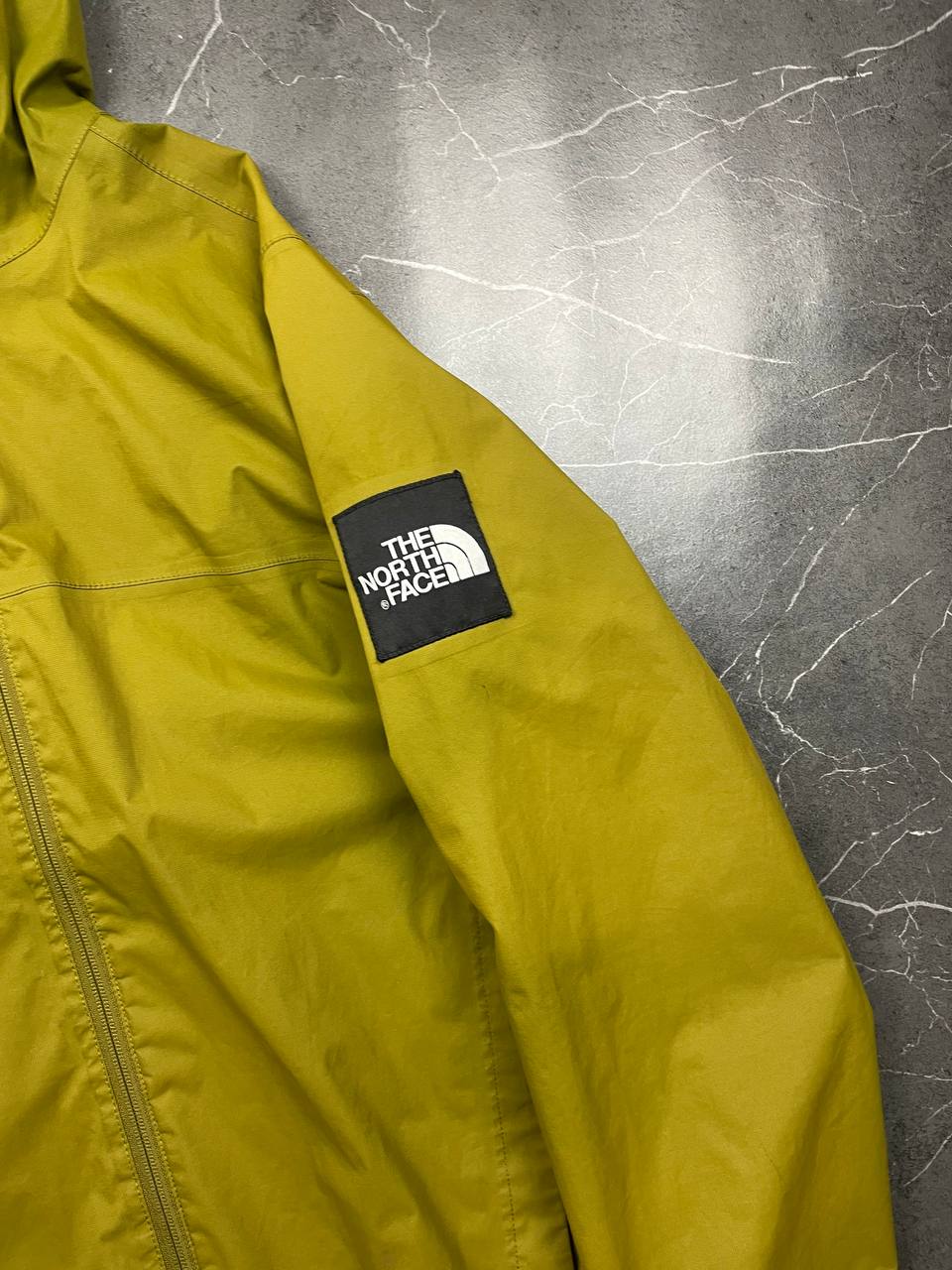 The North Face Green Hooded Windbreaker Jacket Large image 3