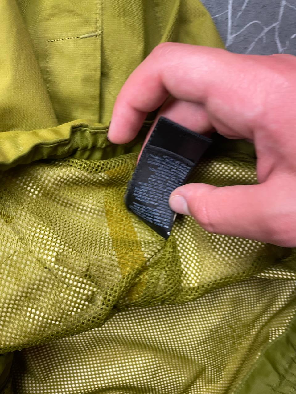 The North Face Green Hooded Windbreaker Jacket Large image 5