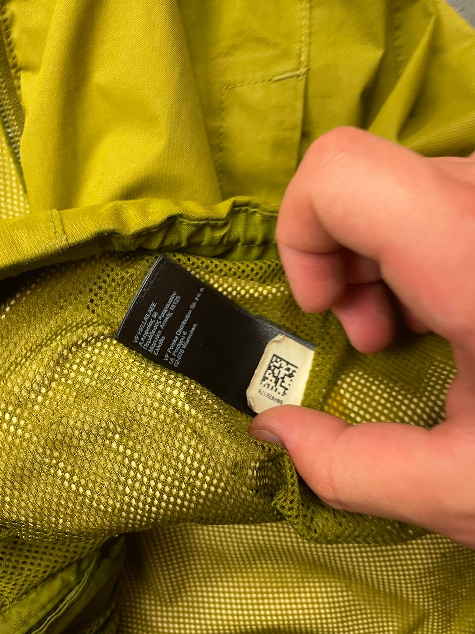 The North Face Green Hooded Windbreaker Jacket Large image 9