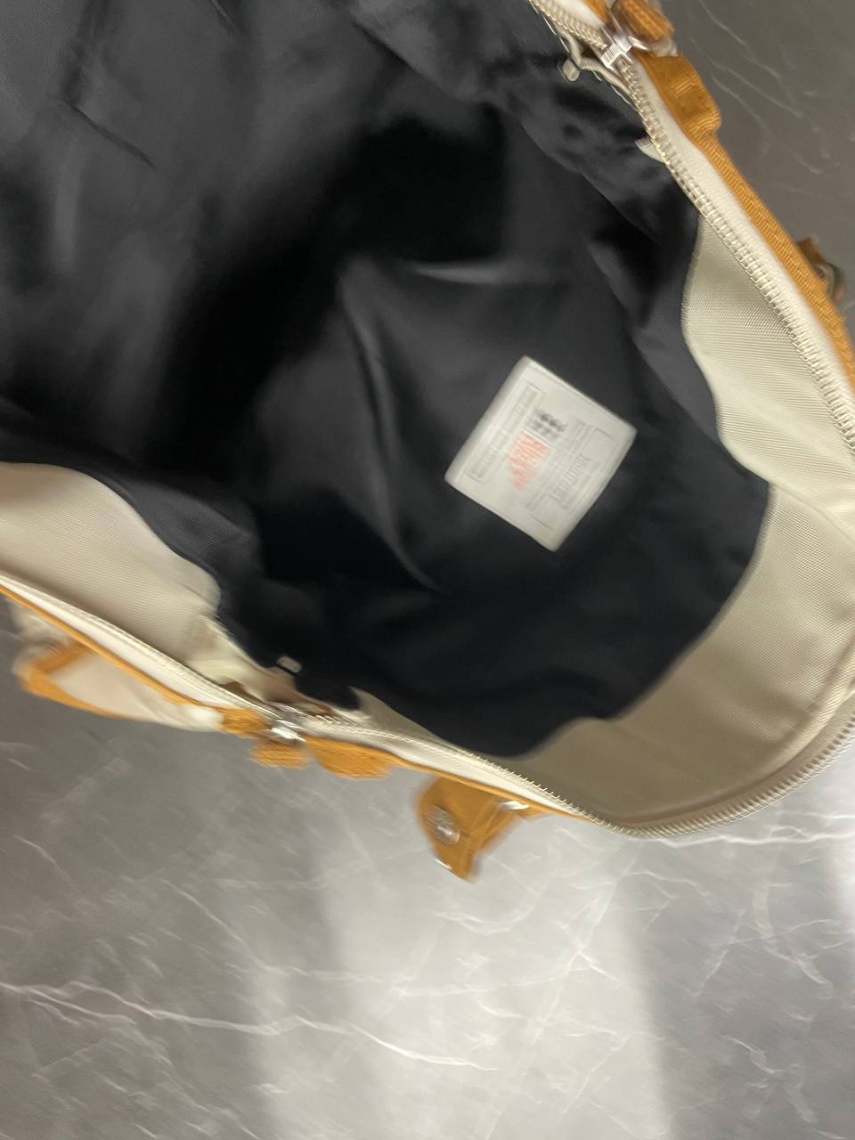 George Gina & Lucy Beige & Brown Canvas Shoulder Bag image 3
