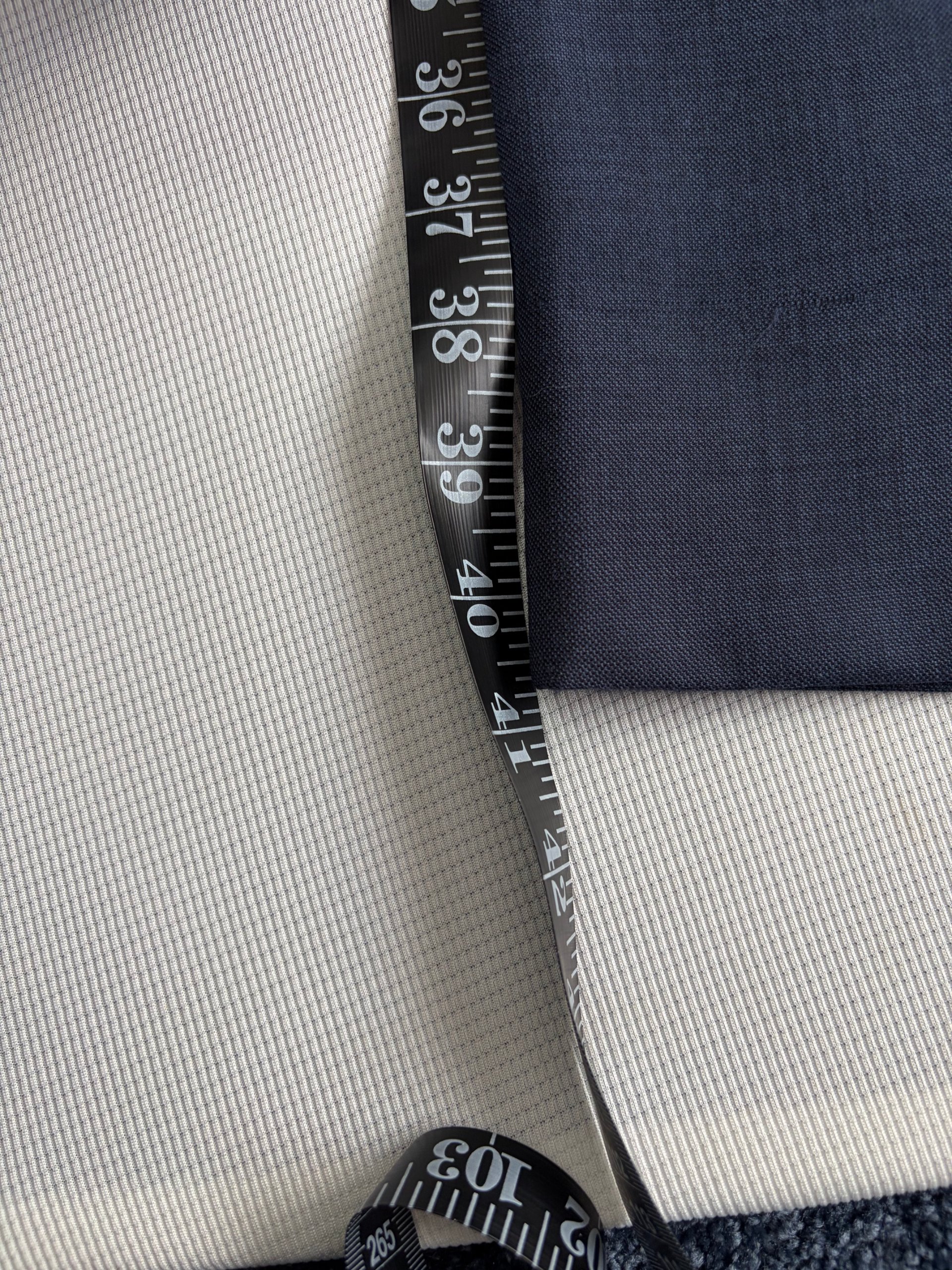 Tommy Hilfiger Trousers Navy Wool Smart Flat Front Men's W38 L30 Formal image 8