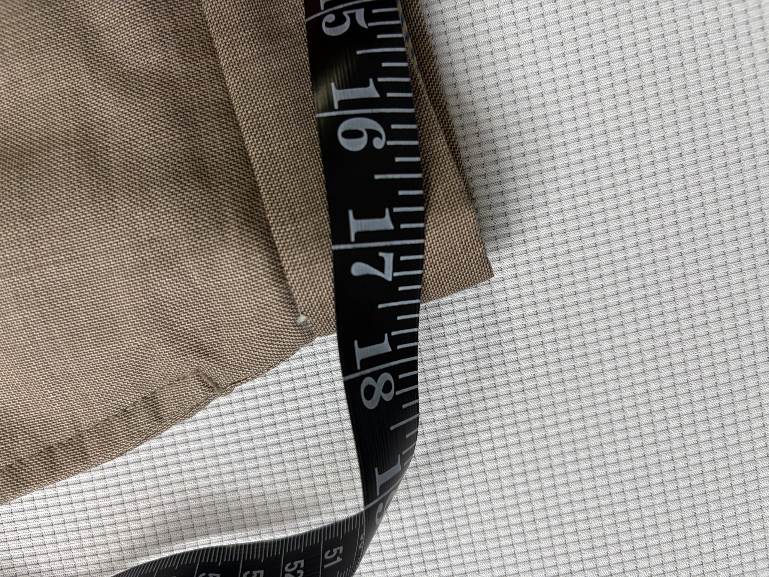 Tommy Hilfiger Trousers Tan Wool Smart Flat Front Men's W36 L30 Formal image 7