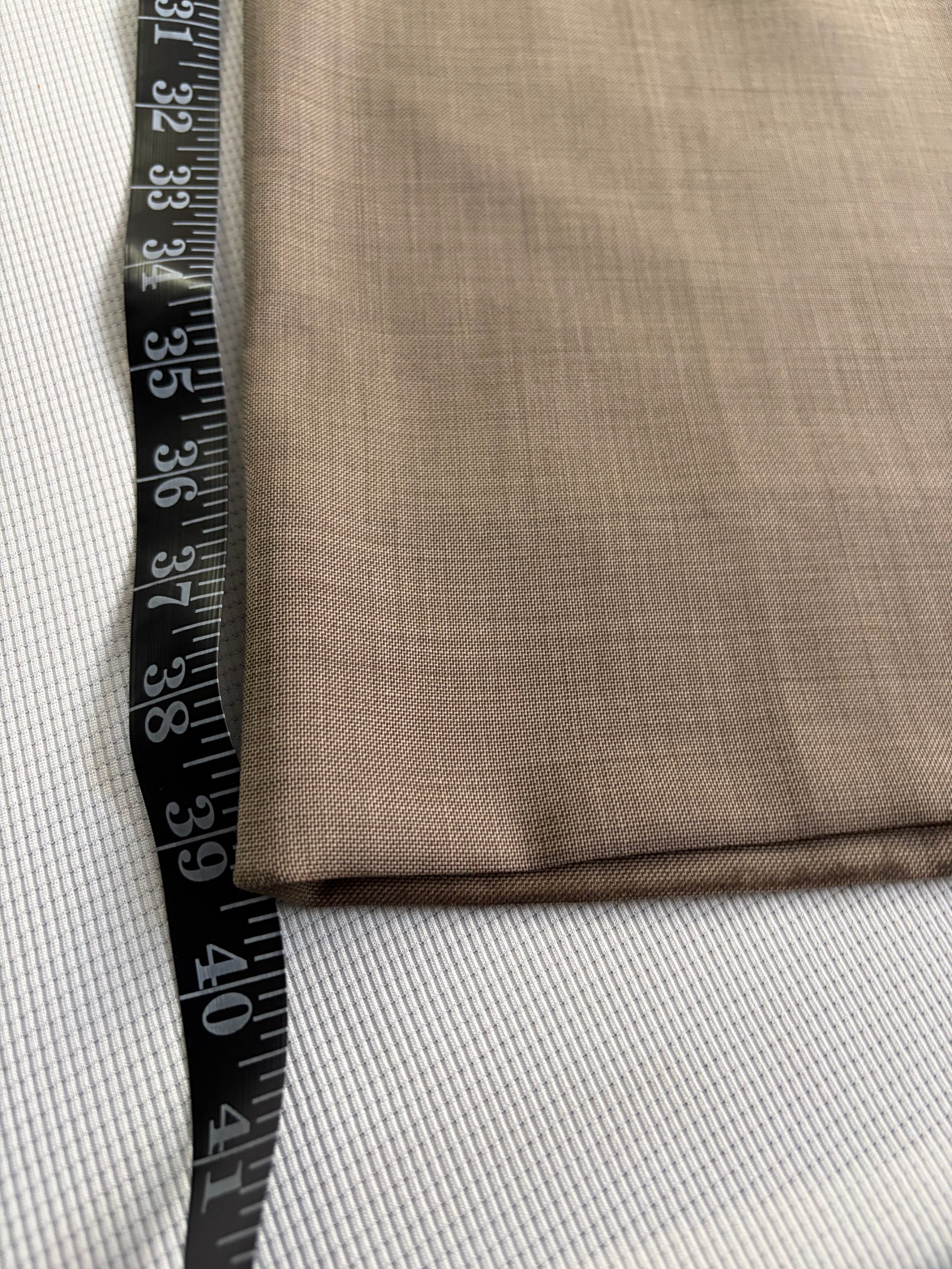 Tommy Hilfiger Trousers Tan Wool Smart Flat Front Men's W36 L30 Formal image 8