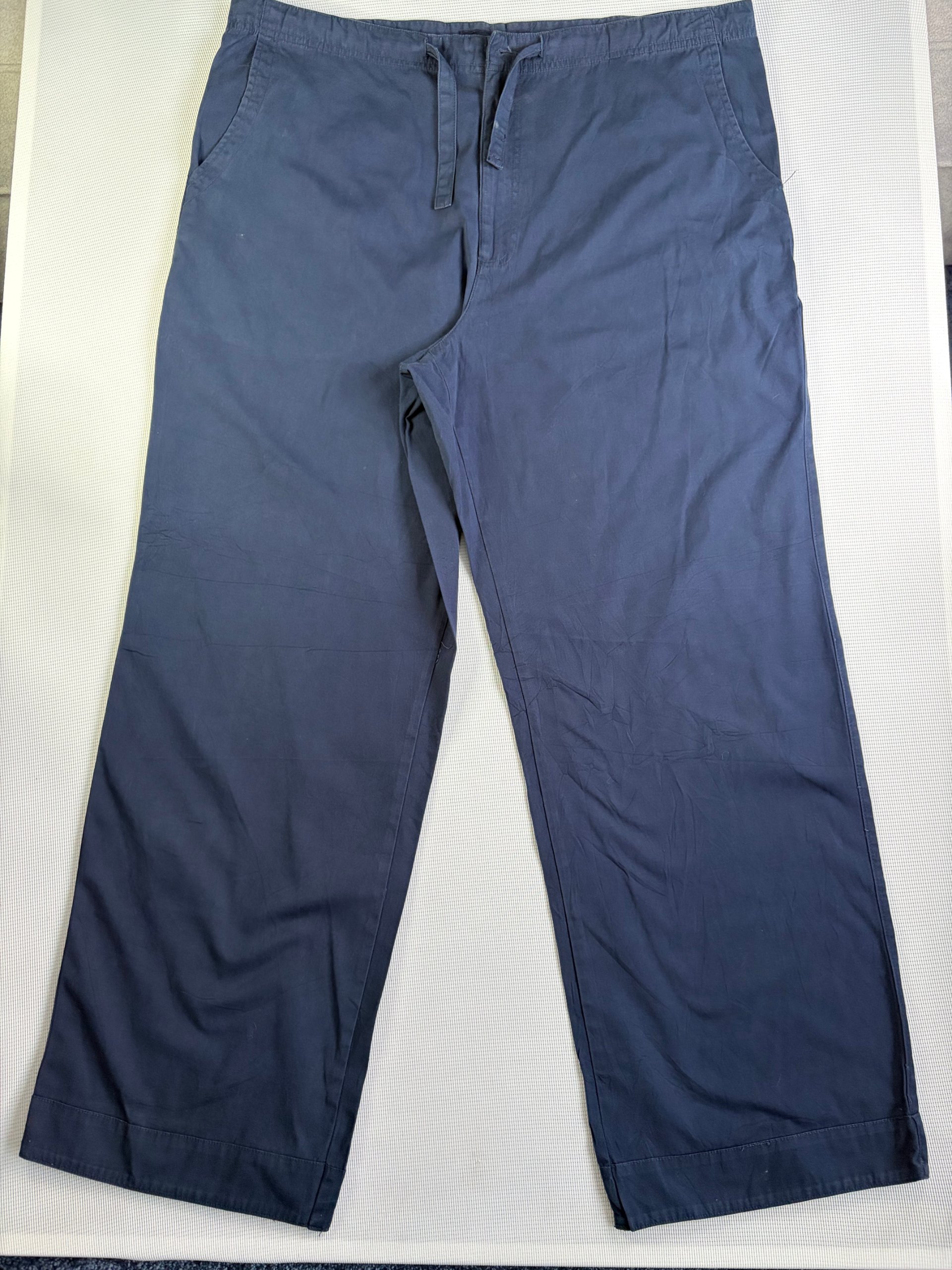 Tommy Hilfiger Trousers Navy Relaxed Fit Mens Size XL Y2K Nautical