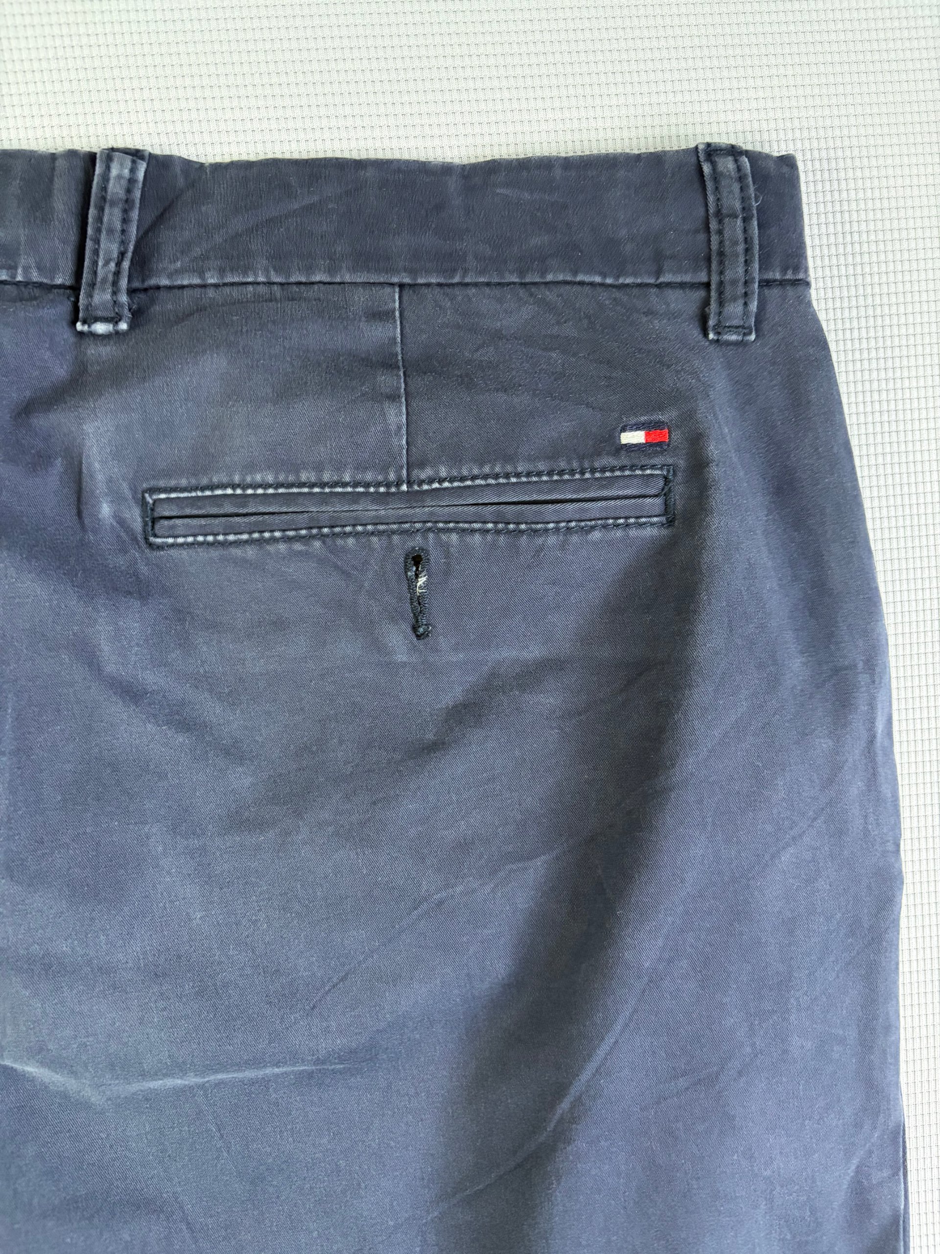 Tommy Hilfiger Chinos Navy Slim Fit Mens Size 36/32 Smart Casual image 6