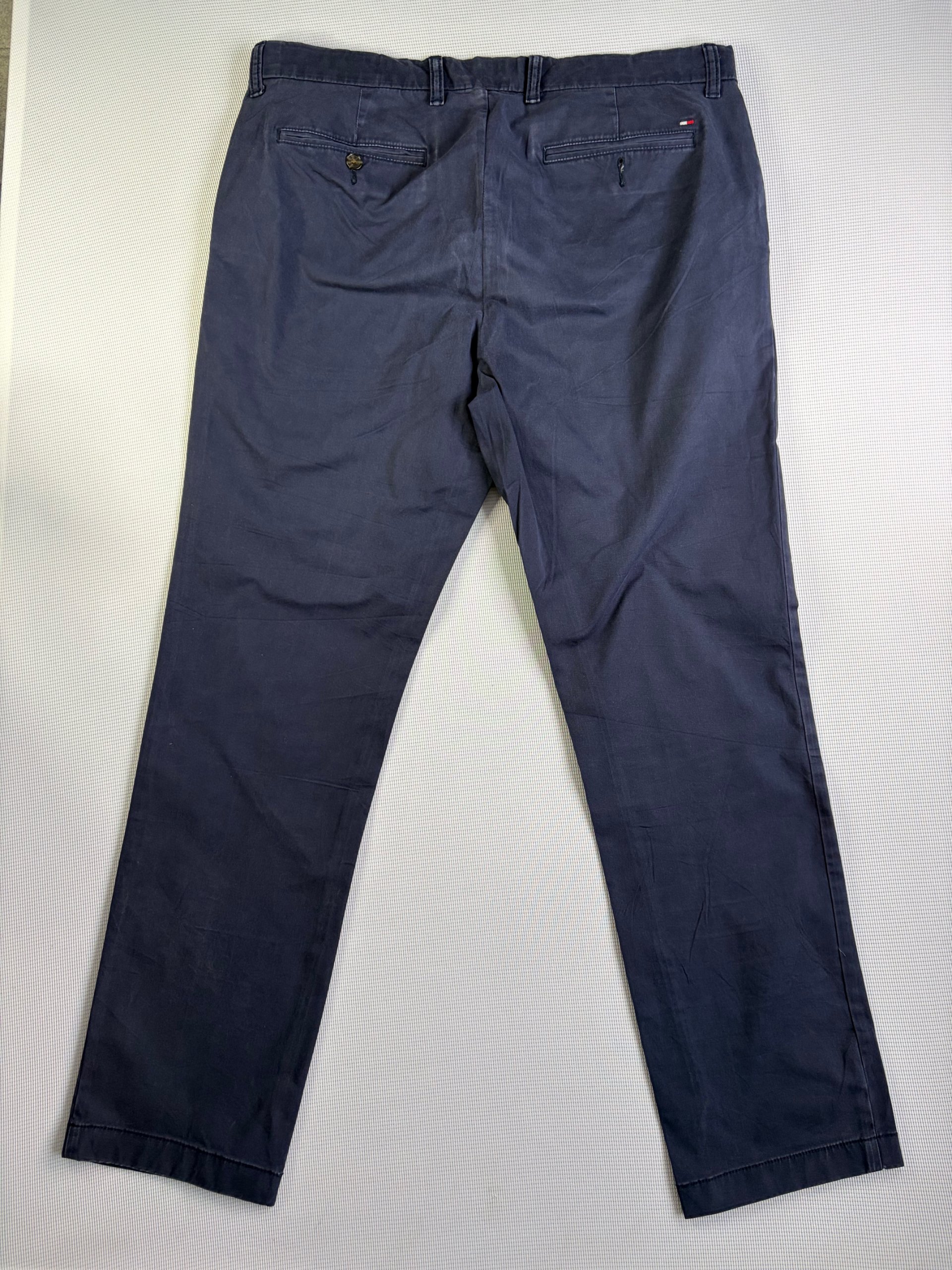 Tommy Hilfiger Chinos Navy Slim Fit Mens Size 36/32 Smart Casual image 7