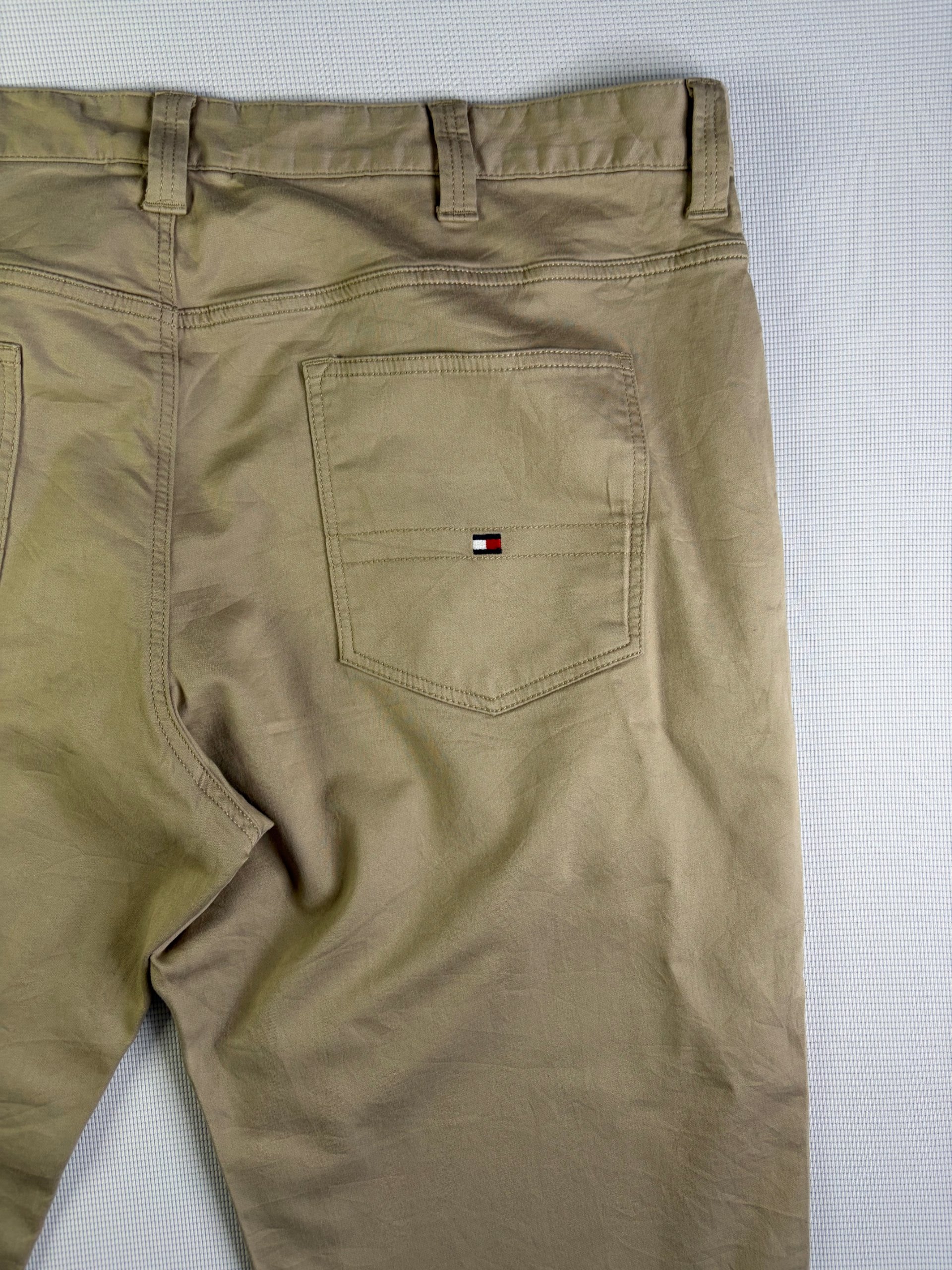 Tommy Hilfiger Trousers Beige Straight Fit Mens Size 46/29 Big Tall image 6