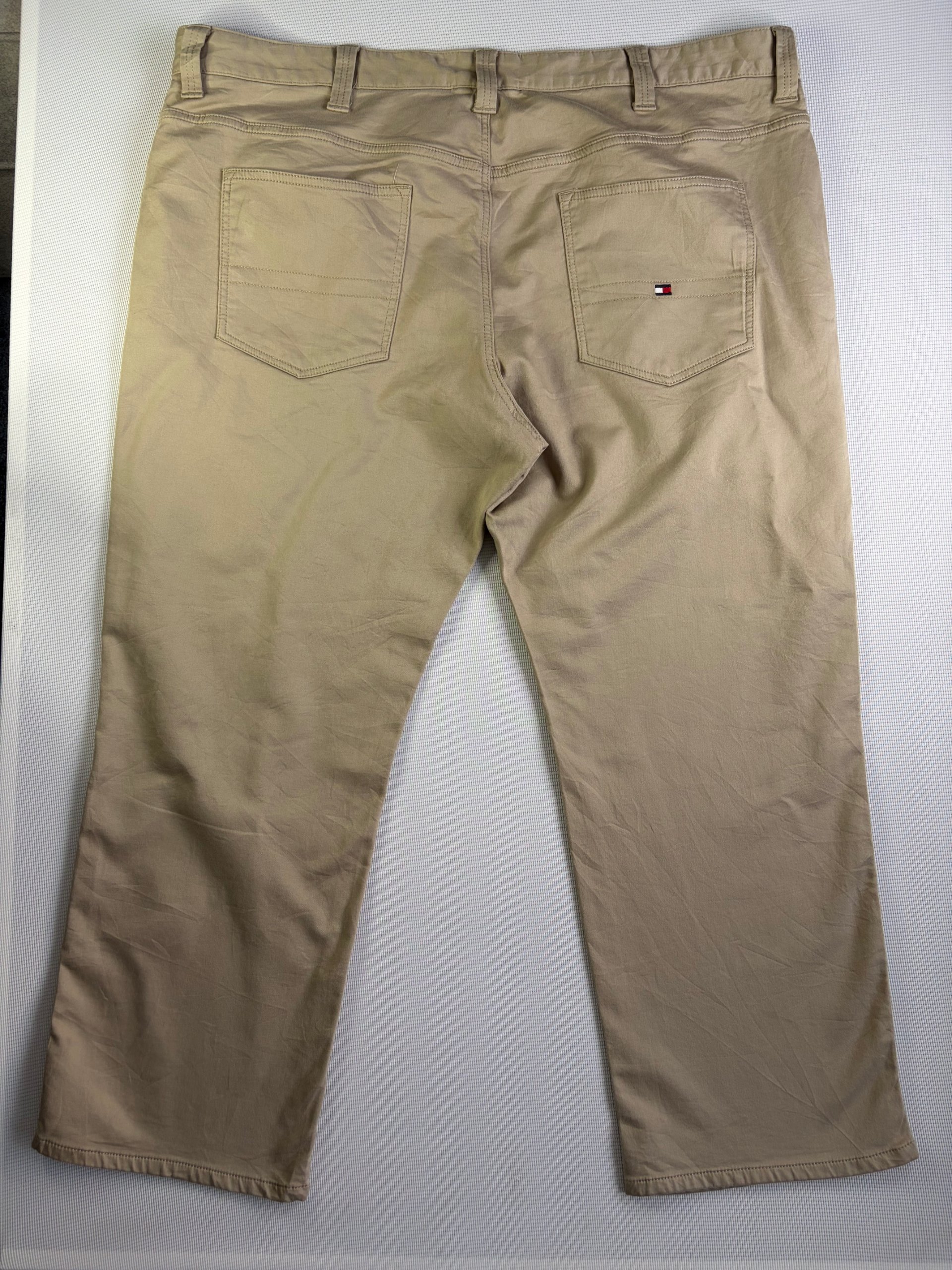 Tommy Hilfiger Trousers Beige Straight Fit Mens Size 46/29 Big Tall image 7