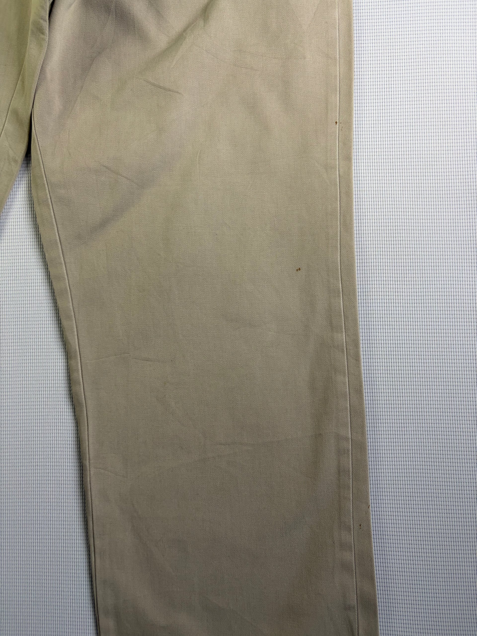 Gap Beige Cotton Twill Chinos 38 Relaxed Fit image 2