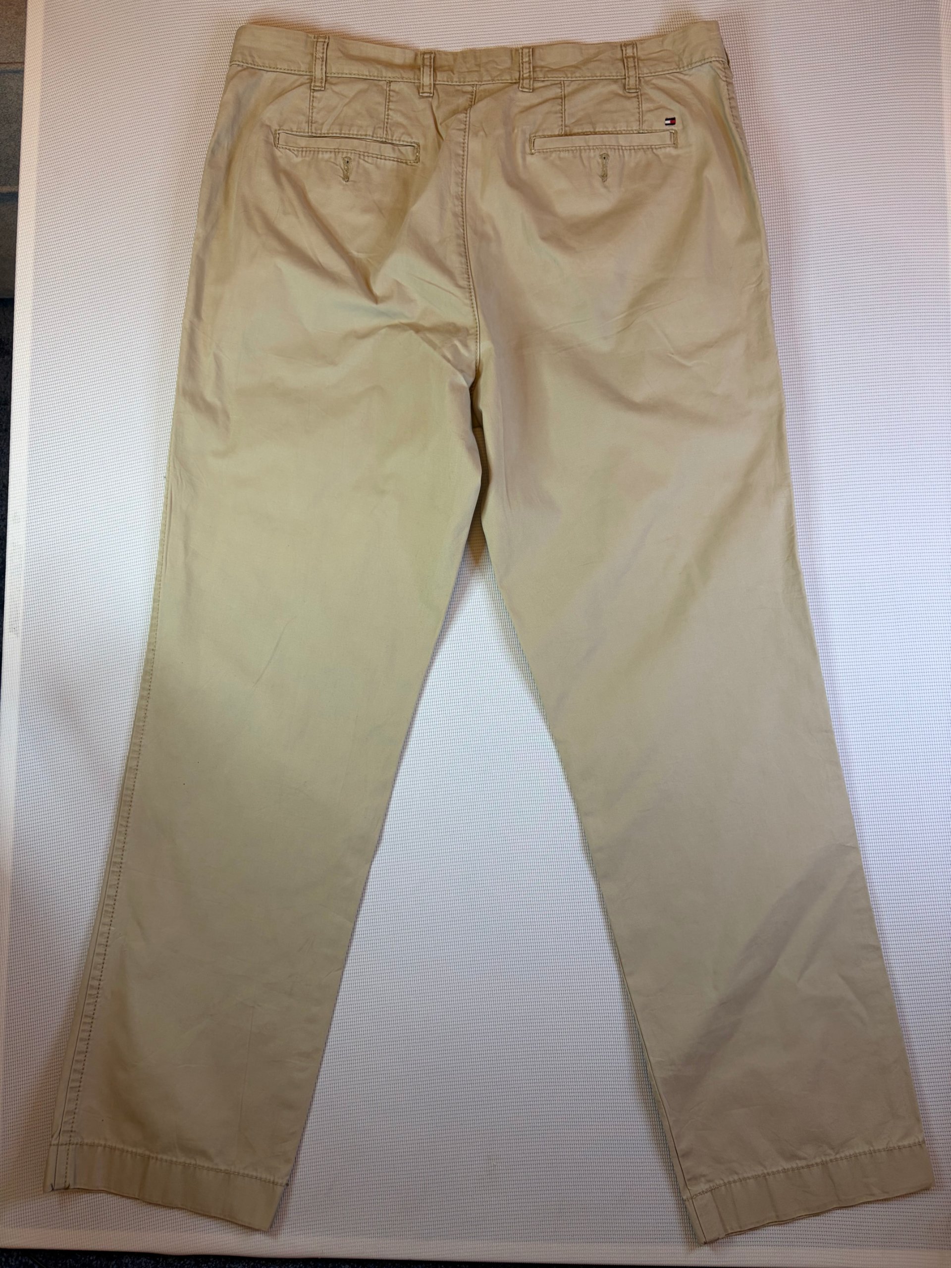 Tommy Hilfiger Chinos Khaki Slim Fit Mens Size 38/34 Smart Casual image 6