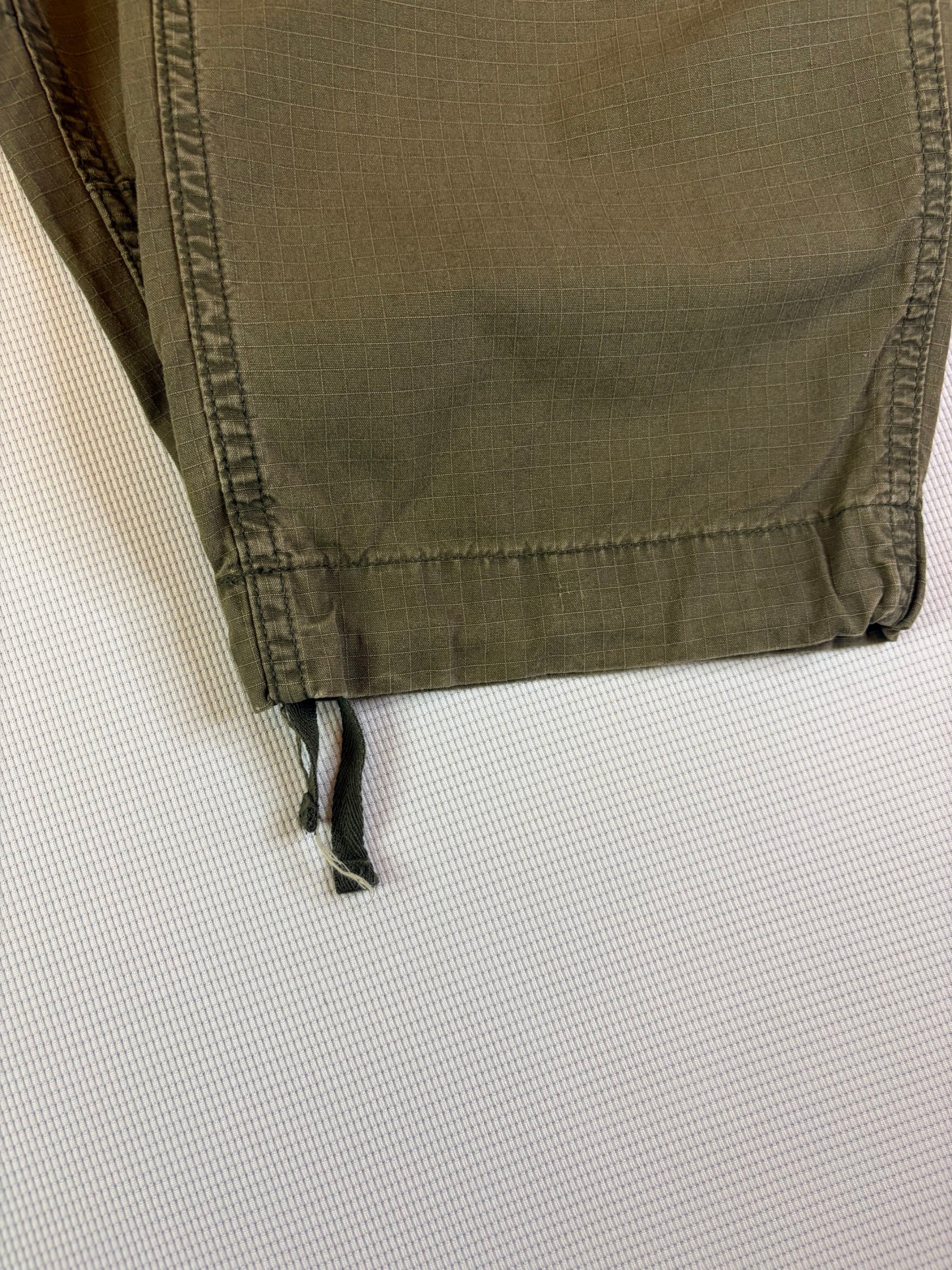 Carhartt WIP Cargo Pants Olive Green Ripstop Mens Size 32x32 Baggy image 4