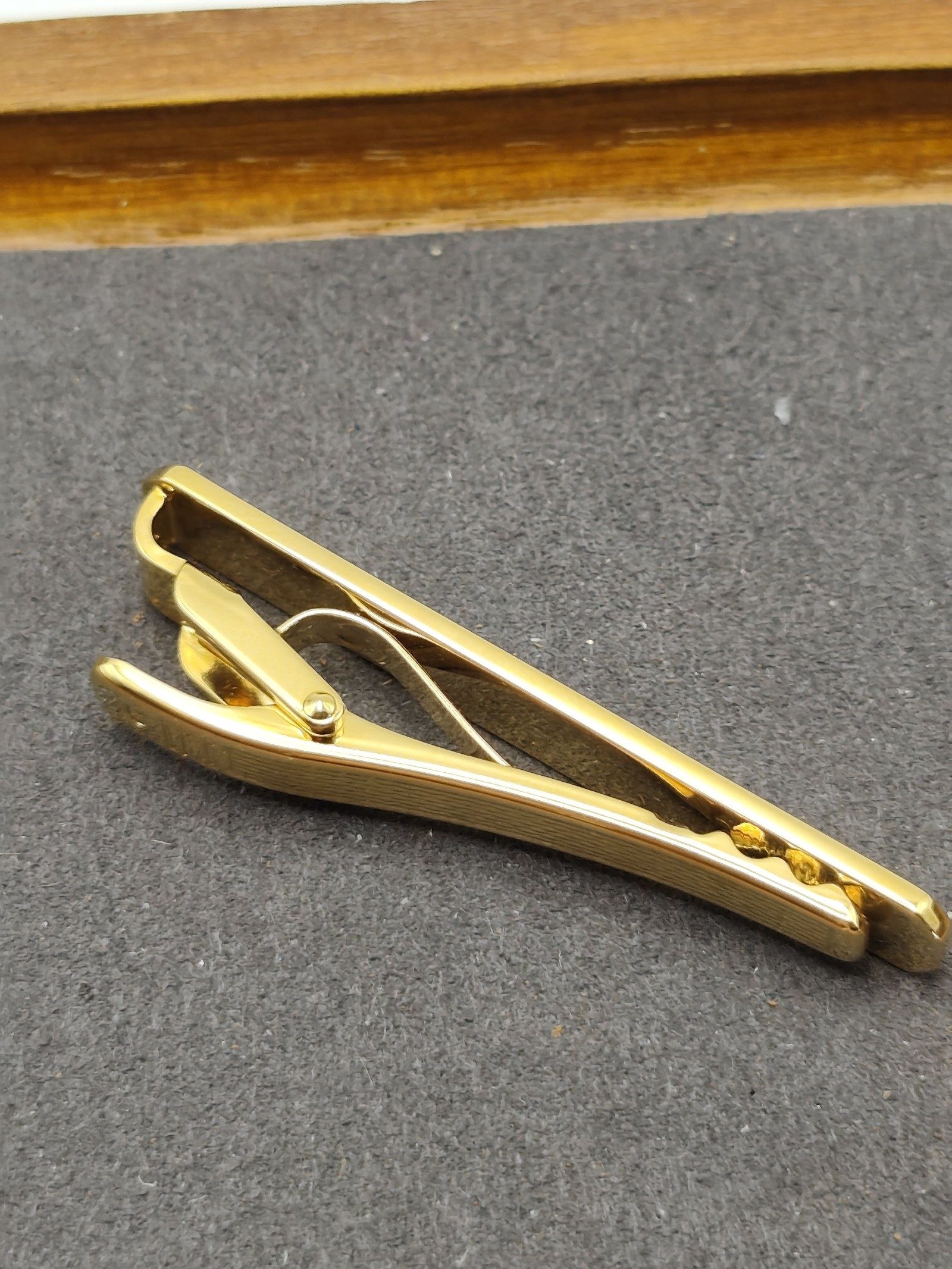 Dunhill Gold Tone & Silver Men’s Tie Clip Bar image 6