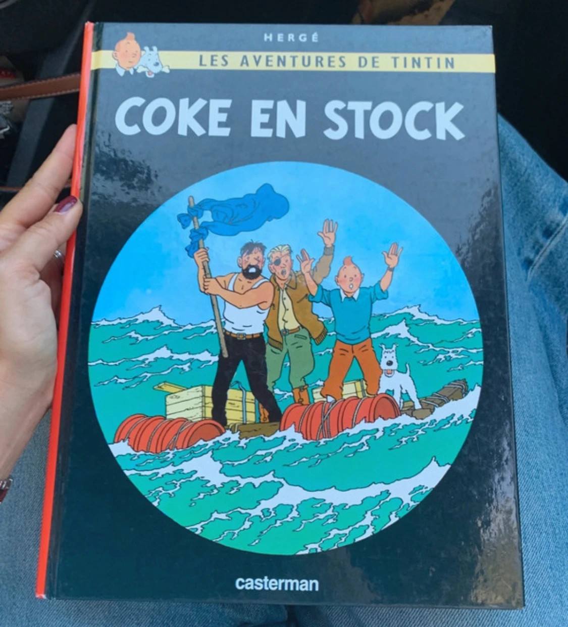 Tintin - Coke en Stock - Hergé - Album cartonné - Casterman