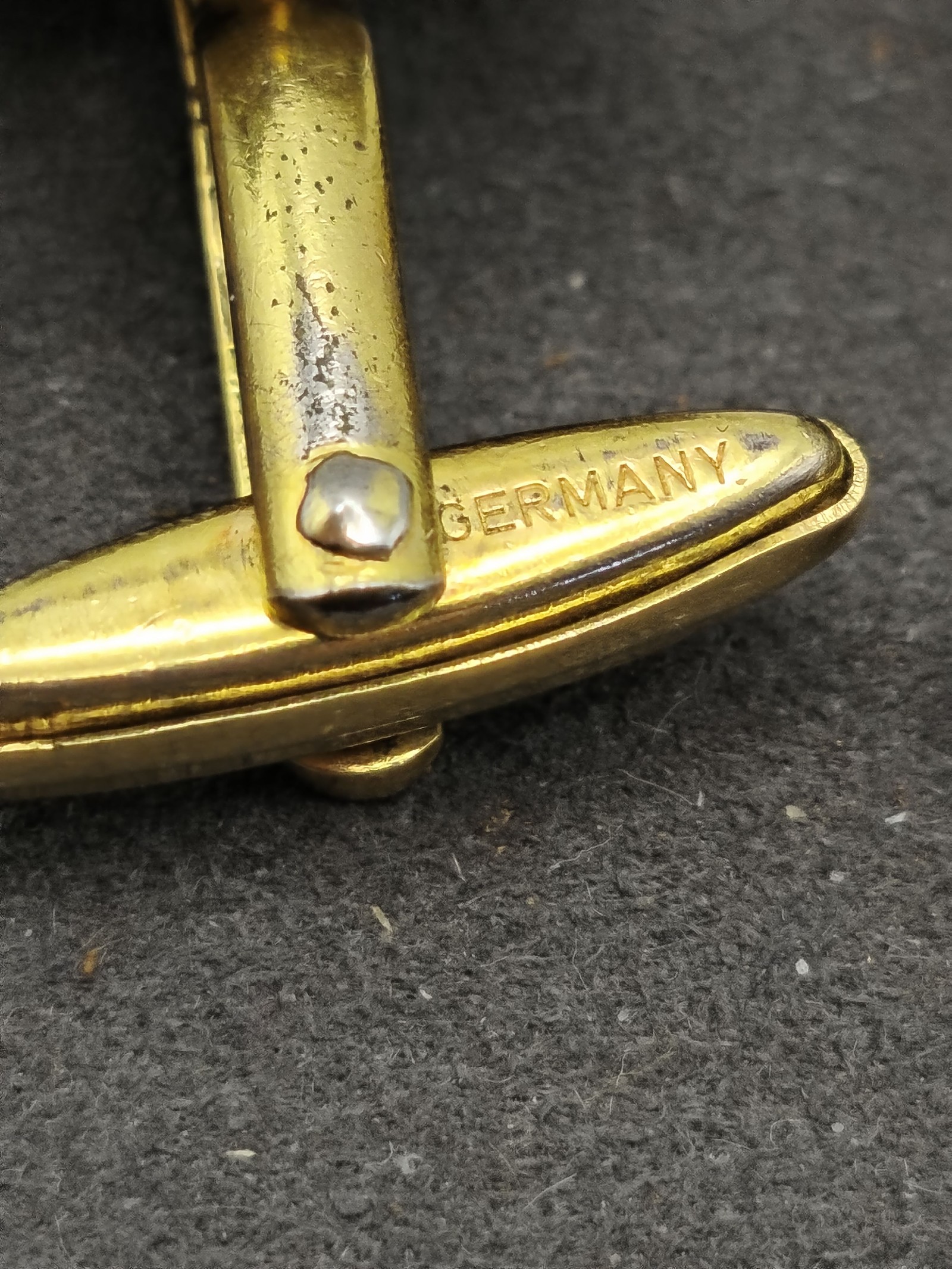 Christian Dior Men's Gold Tone Square Cufflinks image 10
