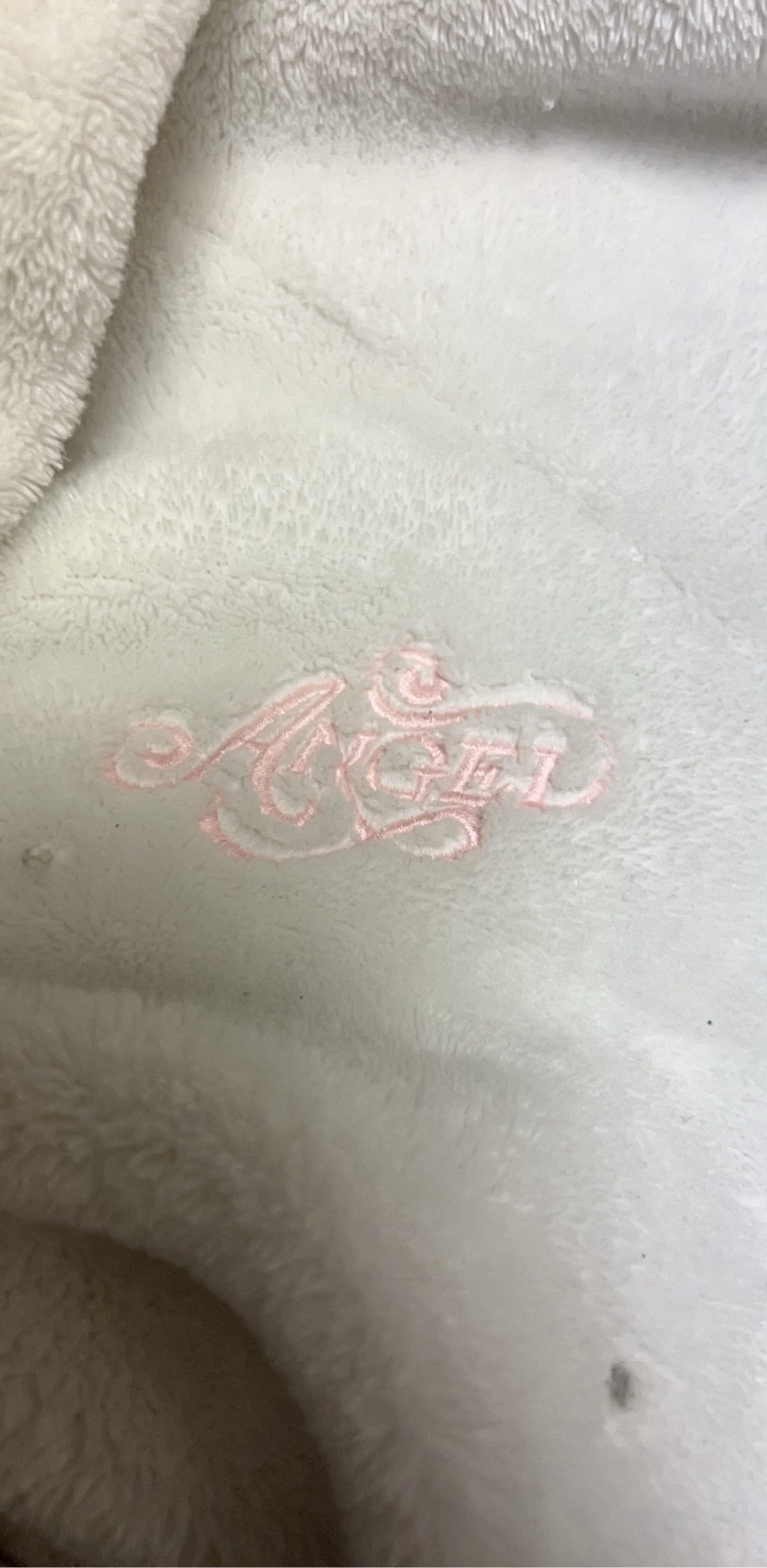 Victoria’s Secret Angel Women's White Fleece Robe Medium/Large Soft Plush image 5