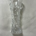 Lenox Clear Crystal Bud Vase 6 in with Cut Glass Design