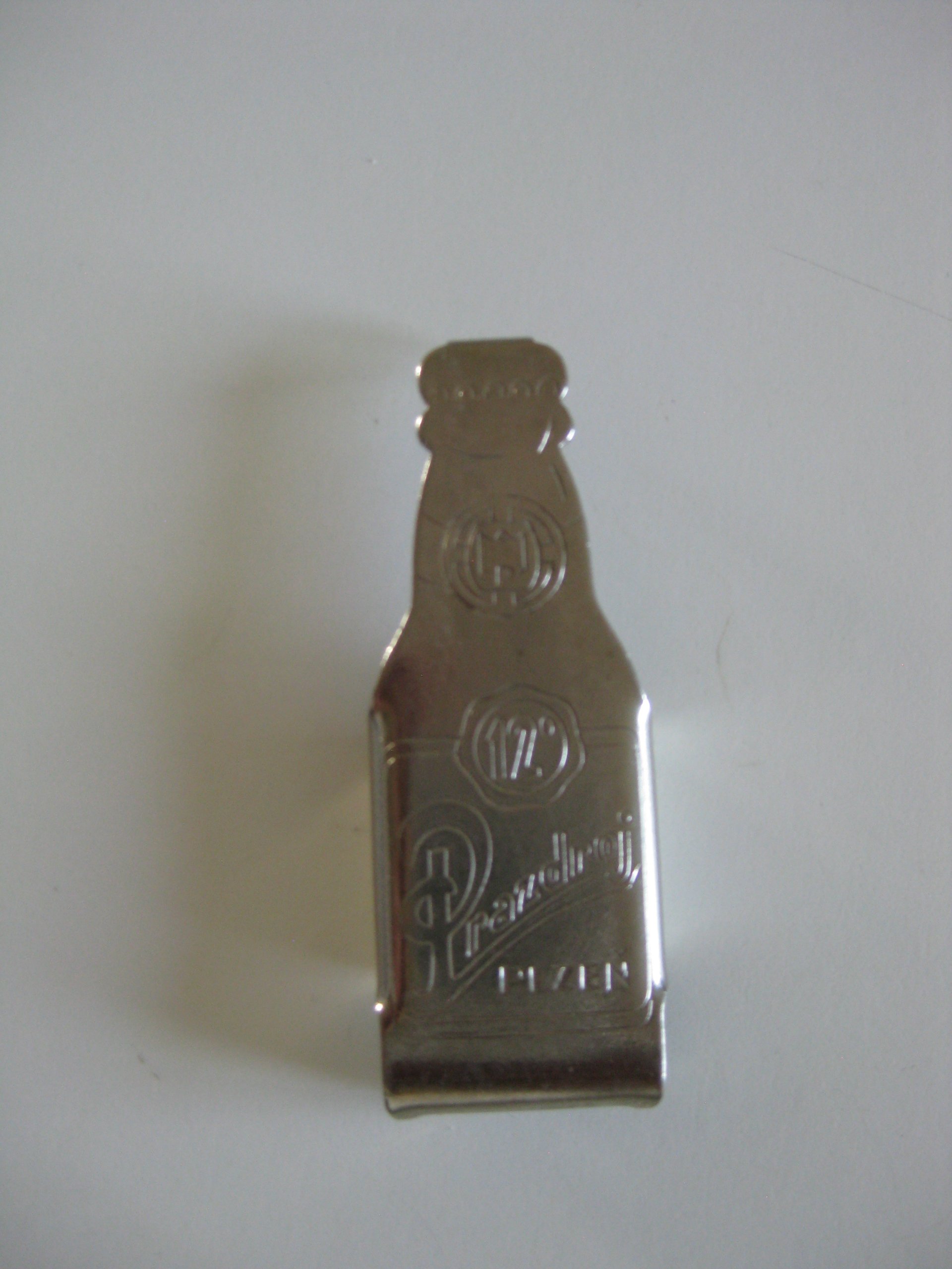 Original Prenzlauer Berg Beer Bottle Shaped Metal Money Clip