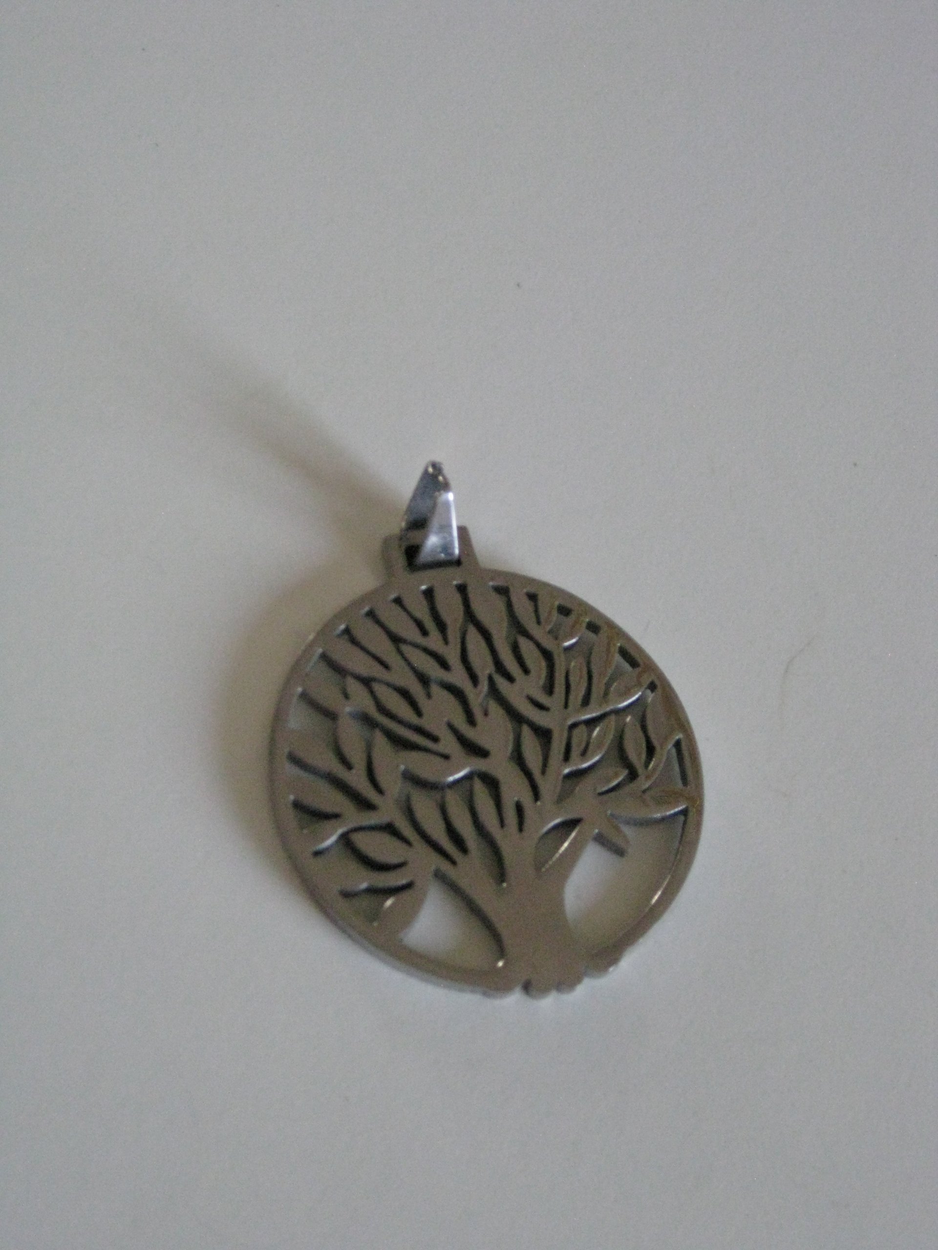 Silver Metal Tree of Life Pendant Necklace Charms