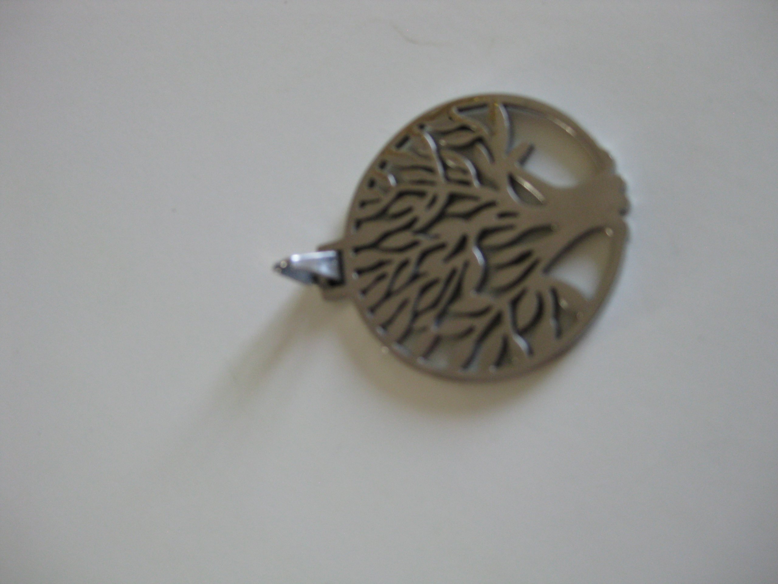 Silver Metal Tree of Life Pendant Necklace Charms image 2