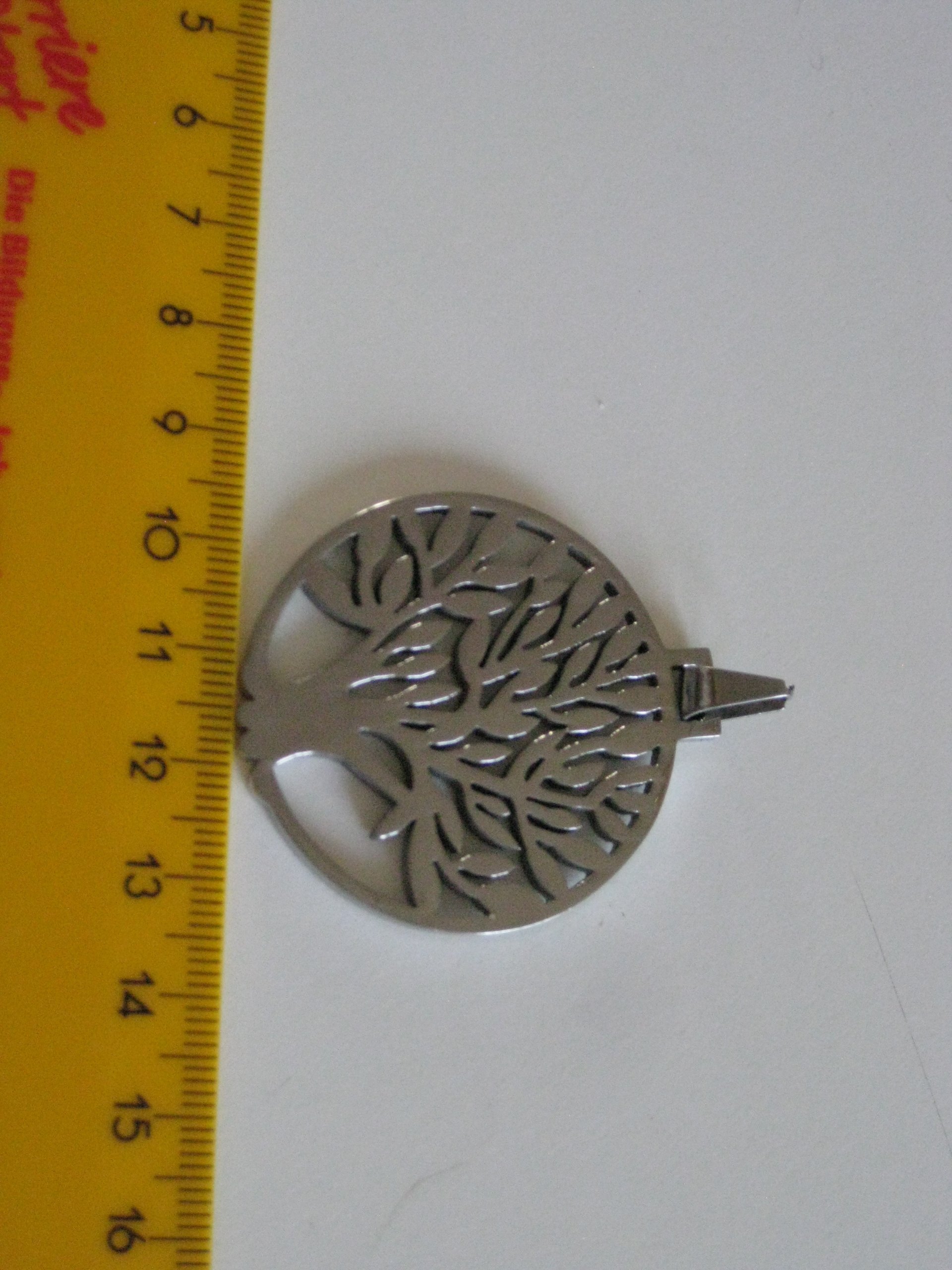 Silver Metal Tree of Life Pendant Necklace Charms image 6