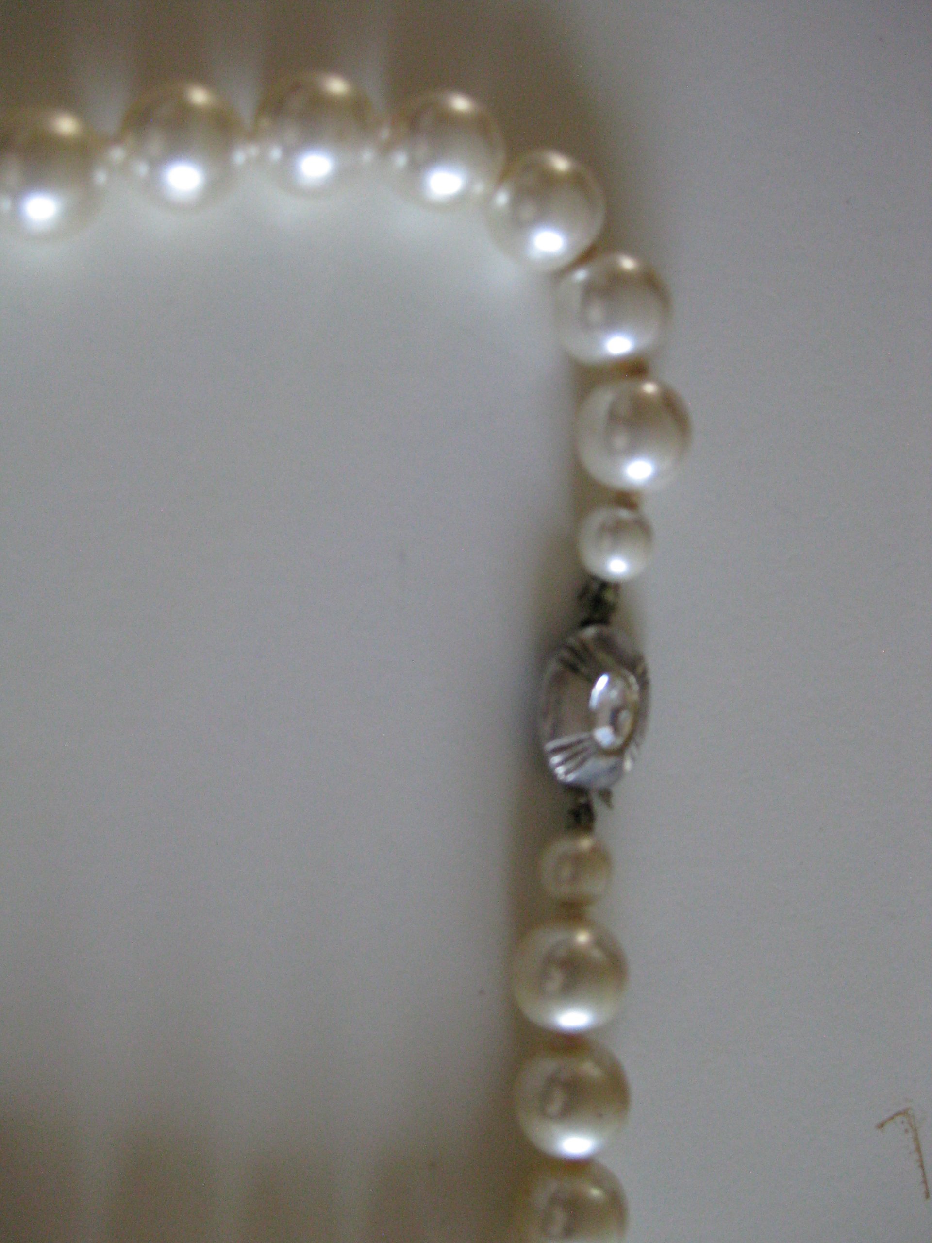 Pearl & Crystal Clear Beaded Necklace Multi Colour Women image 8