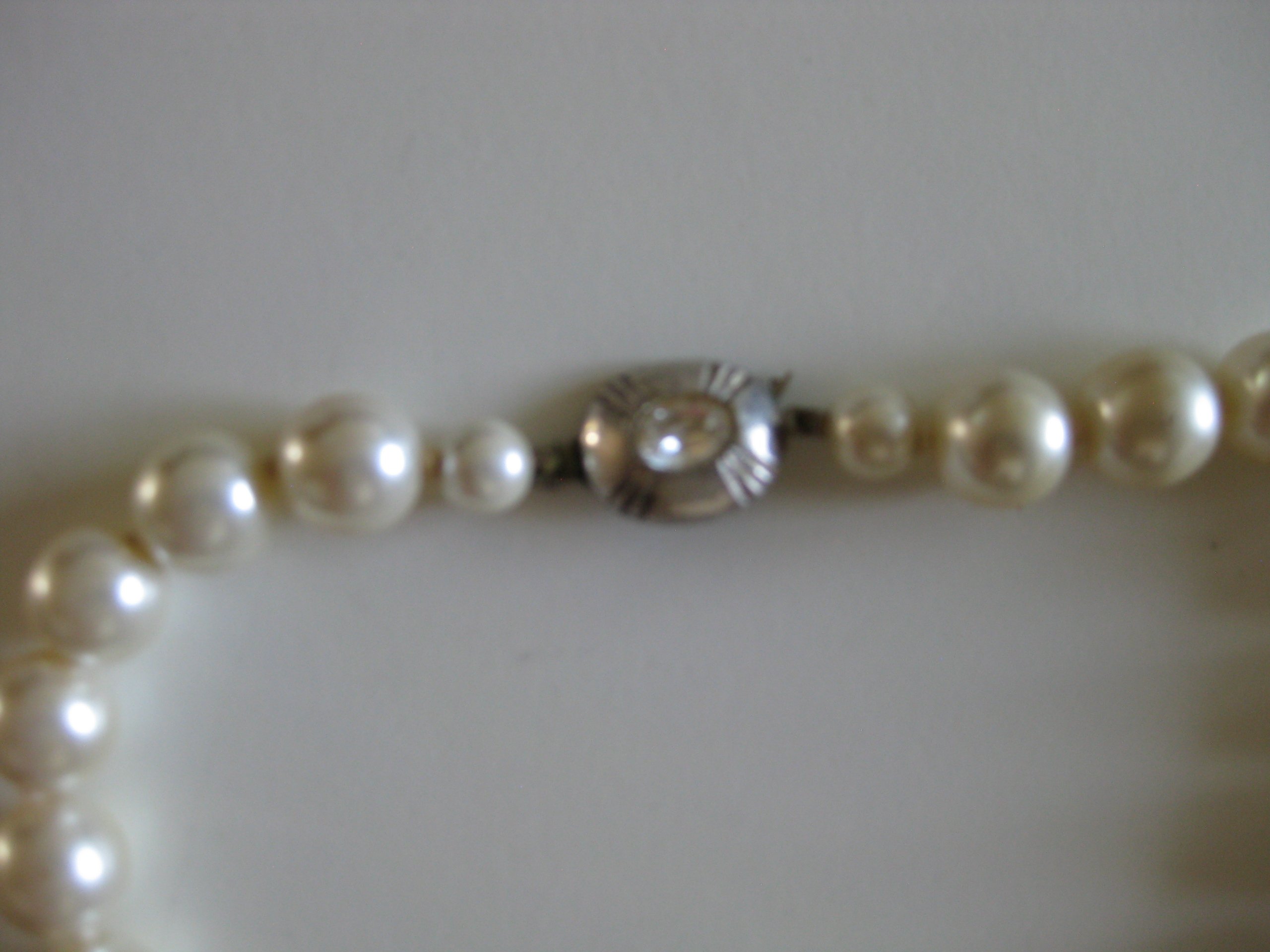 Pearl & Crystal Clear Beaded Necklace Multi Colour Women image 9