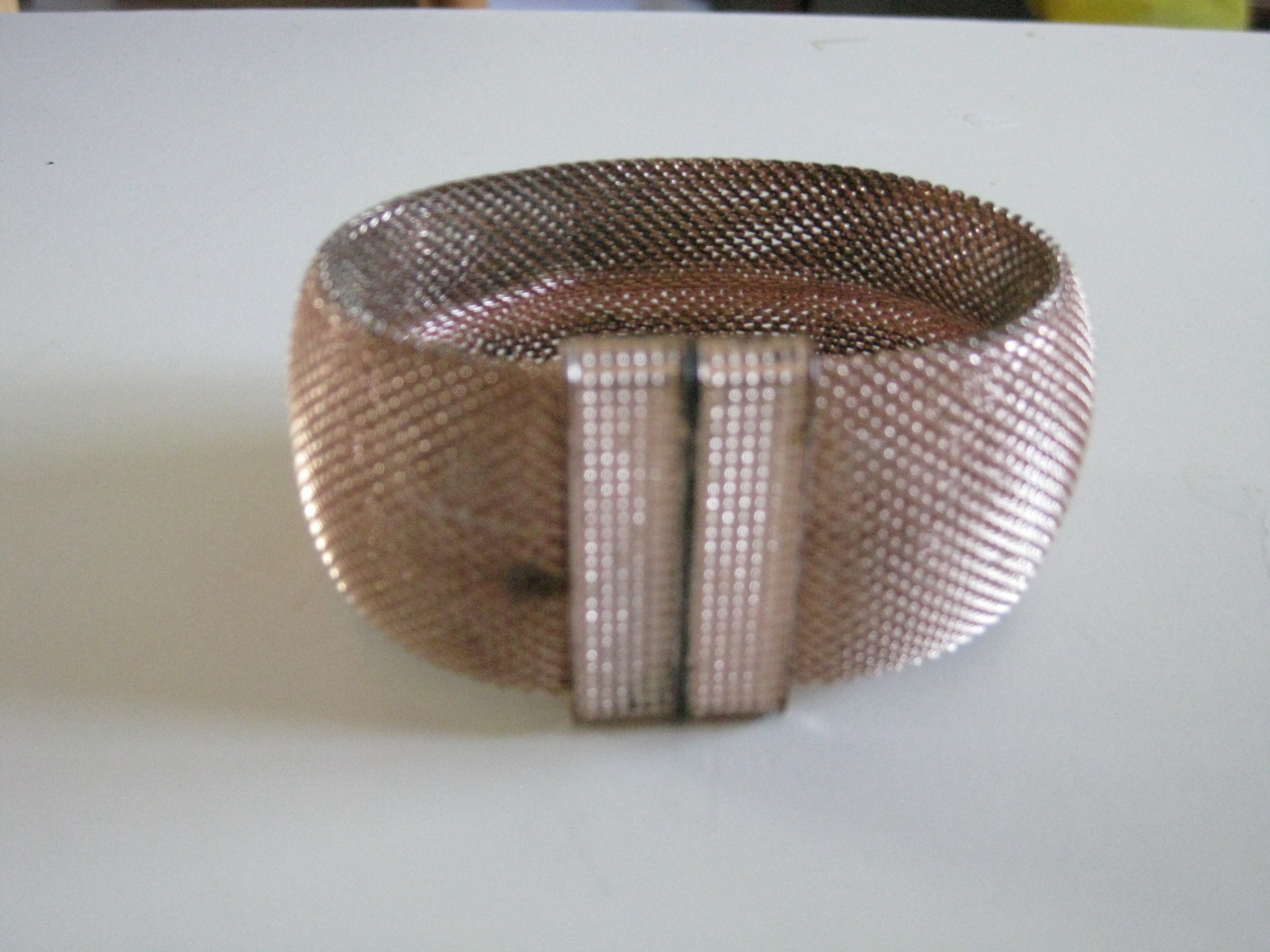 Vintage Bronze Mesh Stretch Bracelet Unisex