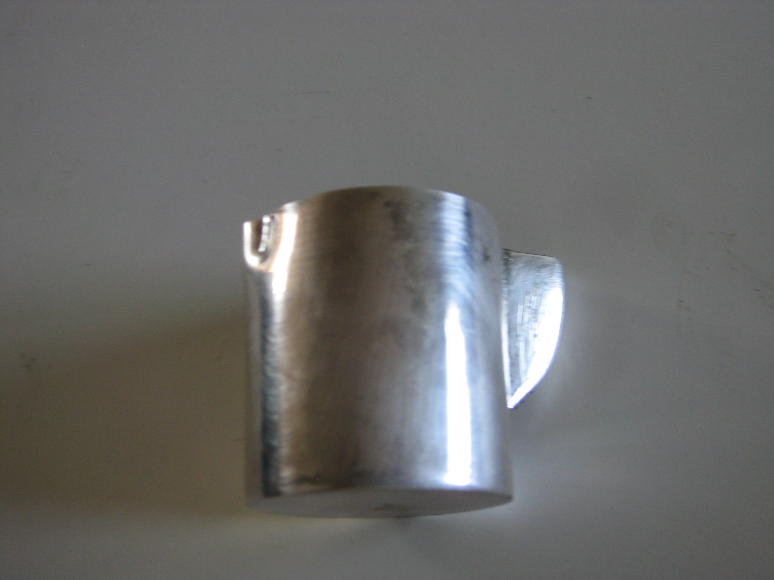 Vintage Silver-tone Small Creamer Jug Metal 6 cm Height image 3