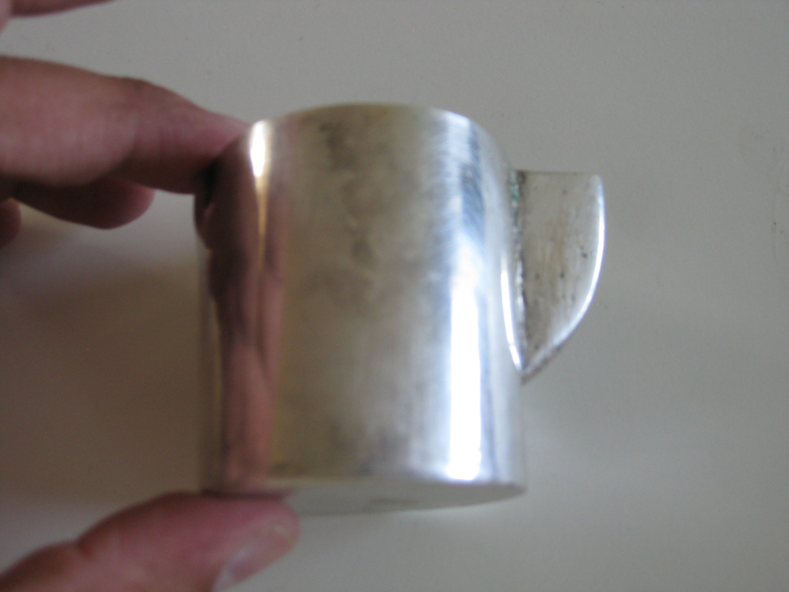 Vintage Silver-tone Small Creamer Jug Metal 6 cm Height image 6