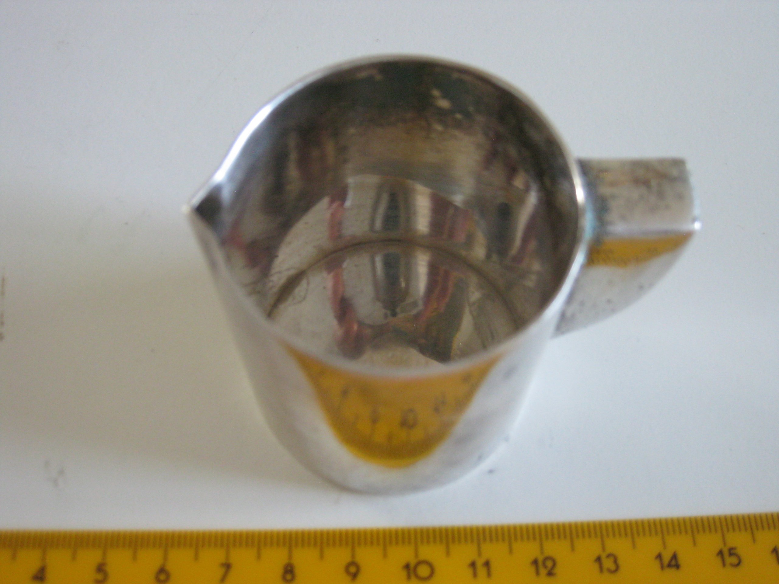 Vintage Silver-tone Small Creamer Jug Metal 6 cm Height image 10